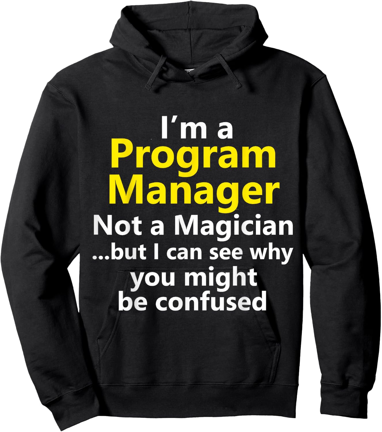 Funny Program Manager Job Project Risk Leader Office Gift Hoodie - Hoodie | Black