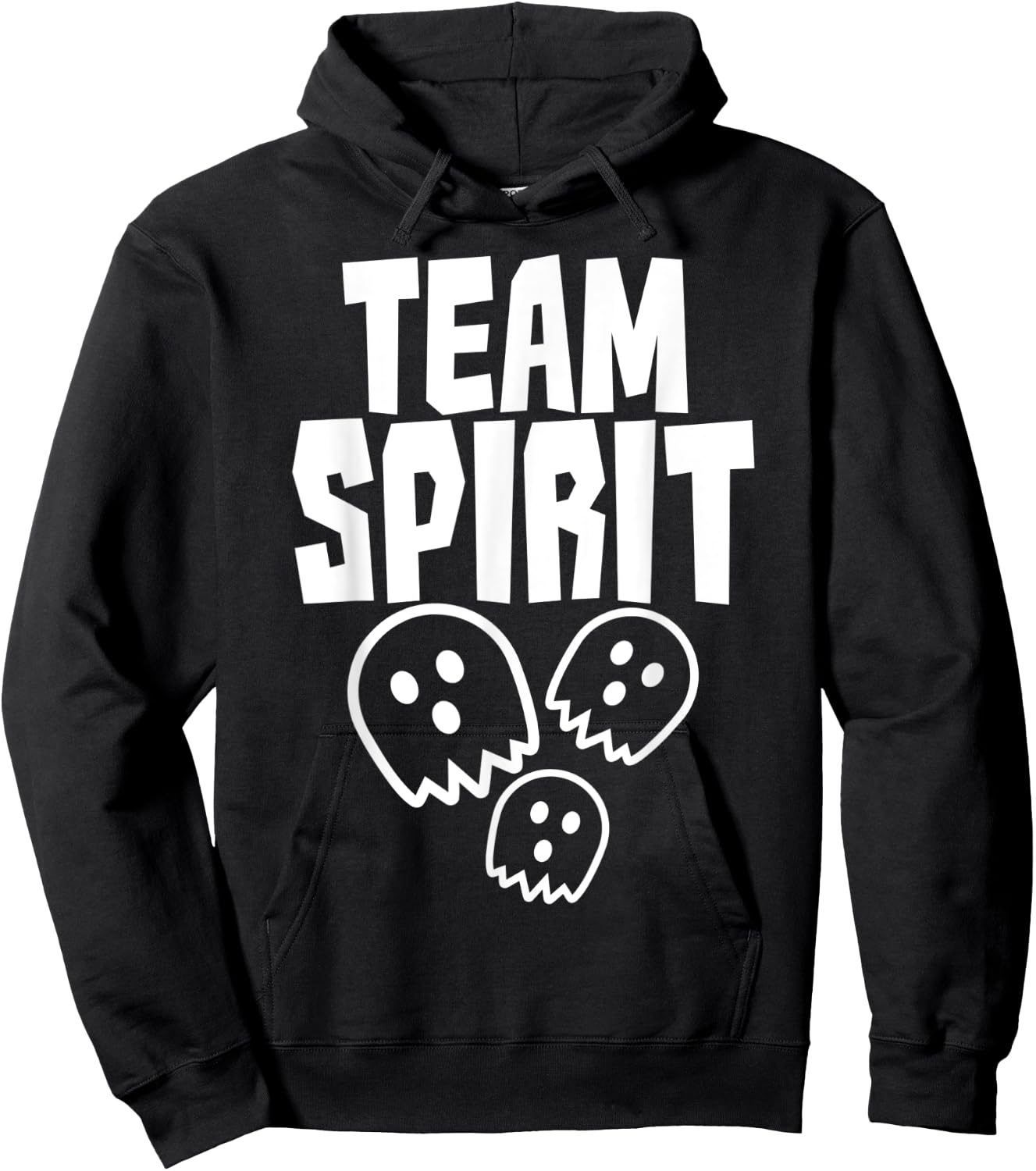 Funny Ghost Pun - Team Spirit - Halloween Hoodie - Hoodie | Black