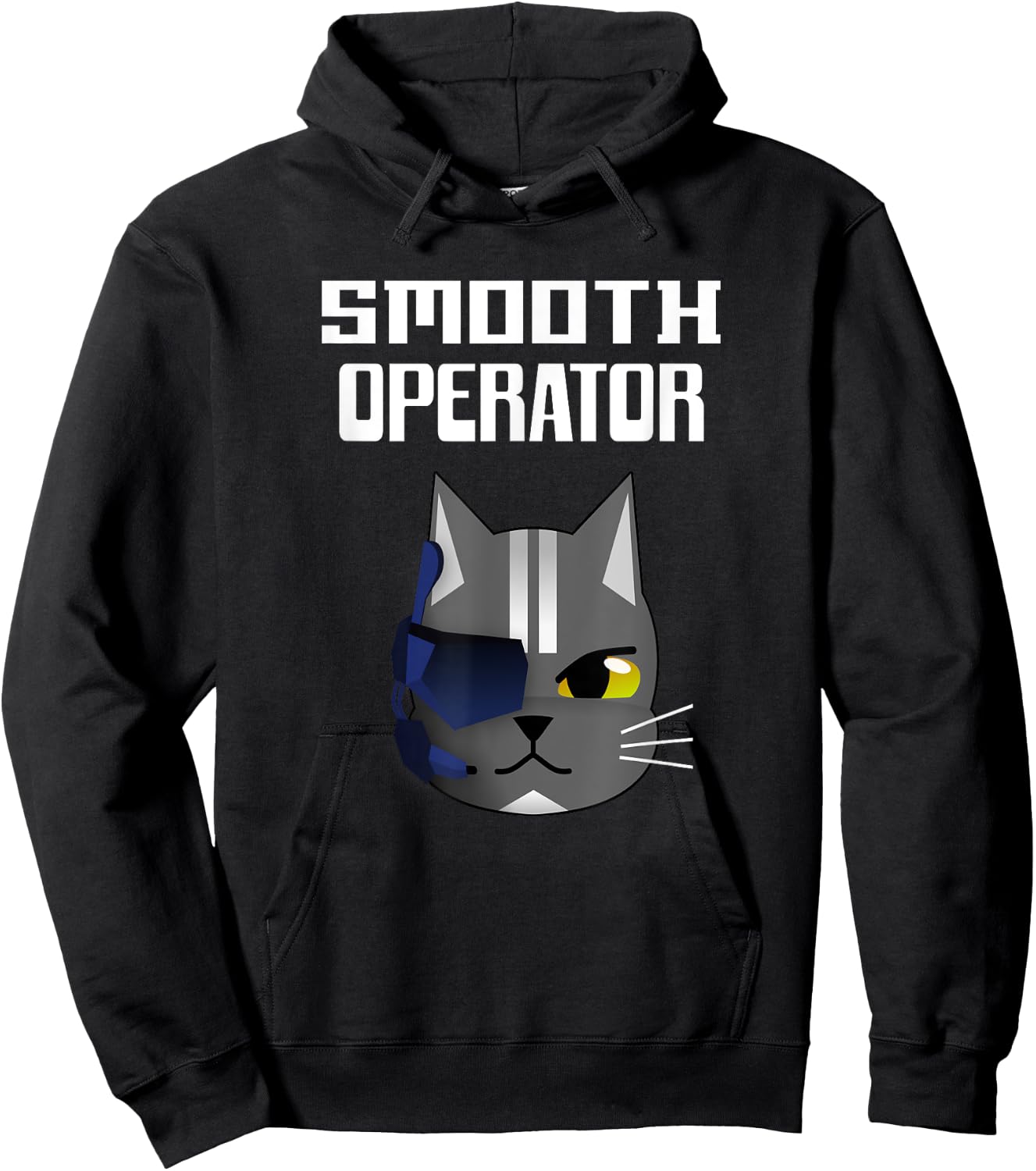 Funny Cat ; Smooth Operator Cat Shirt for Cat Lovers Women Kids Hoodie - Hoodie | Black