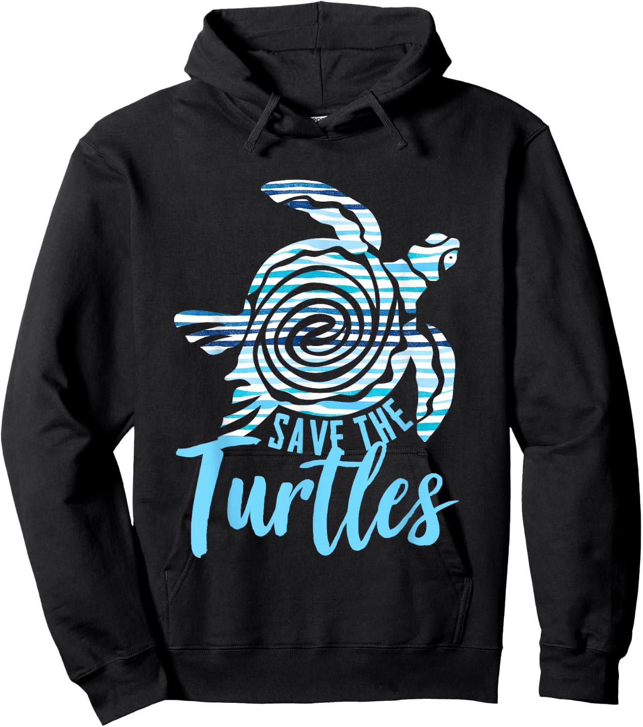 Save The Turtles Hoodie - Hoodie | Black