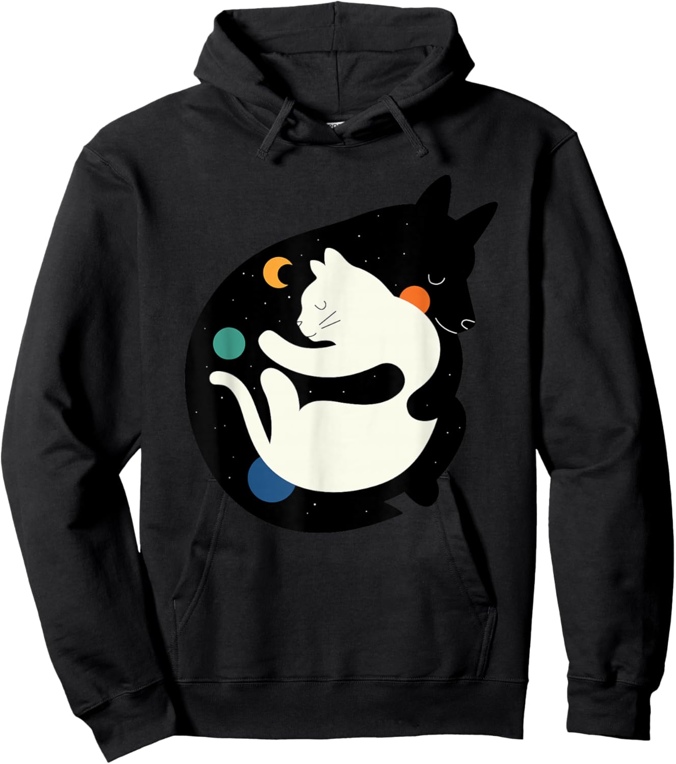 Threadless Andy Westface More Hugs Less Fights Graphic Hoodie - Hoodie | Black