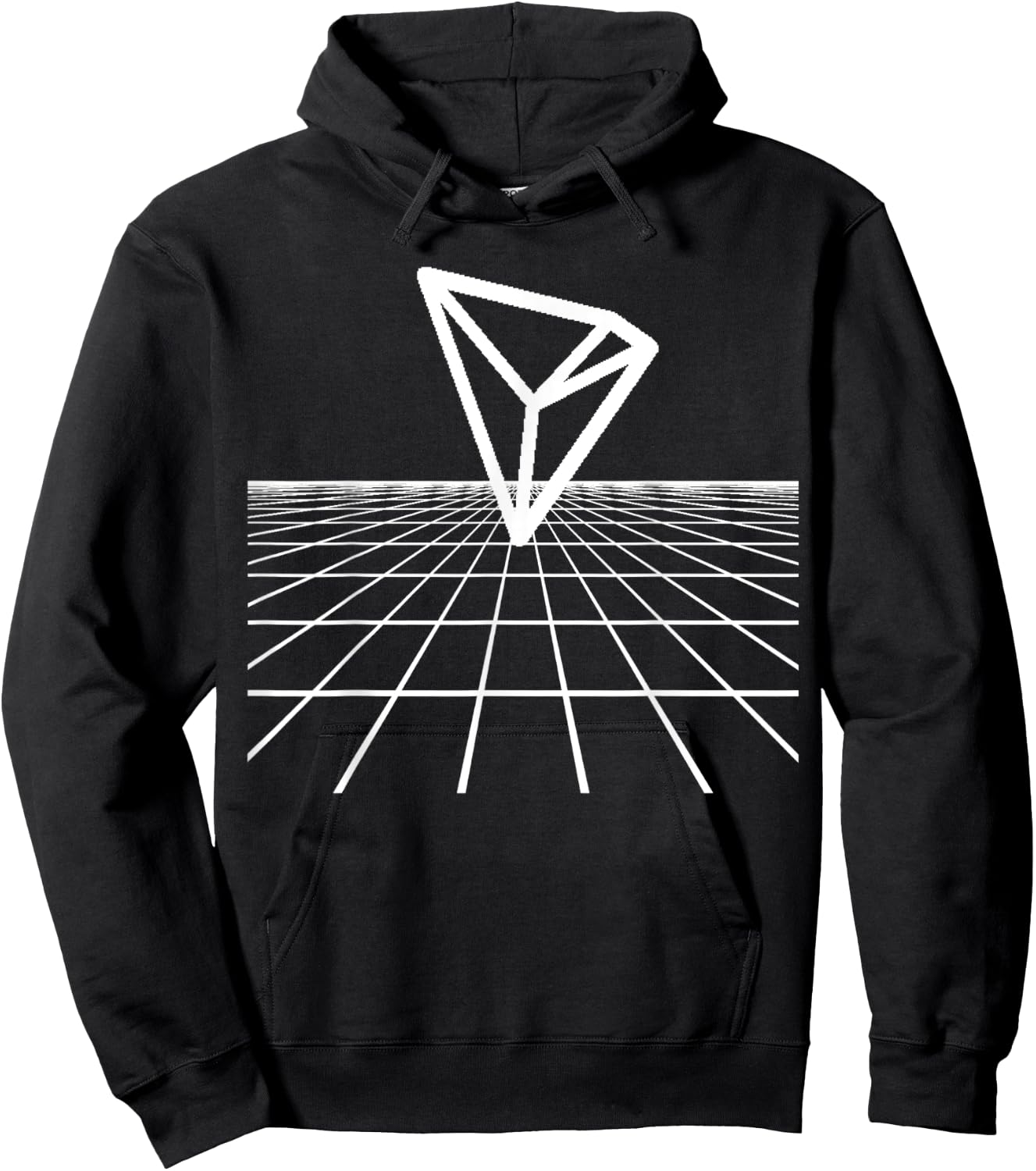 Tron Crypto Logo The Grid TRX Hoodie - Hoodie | Black