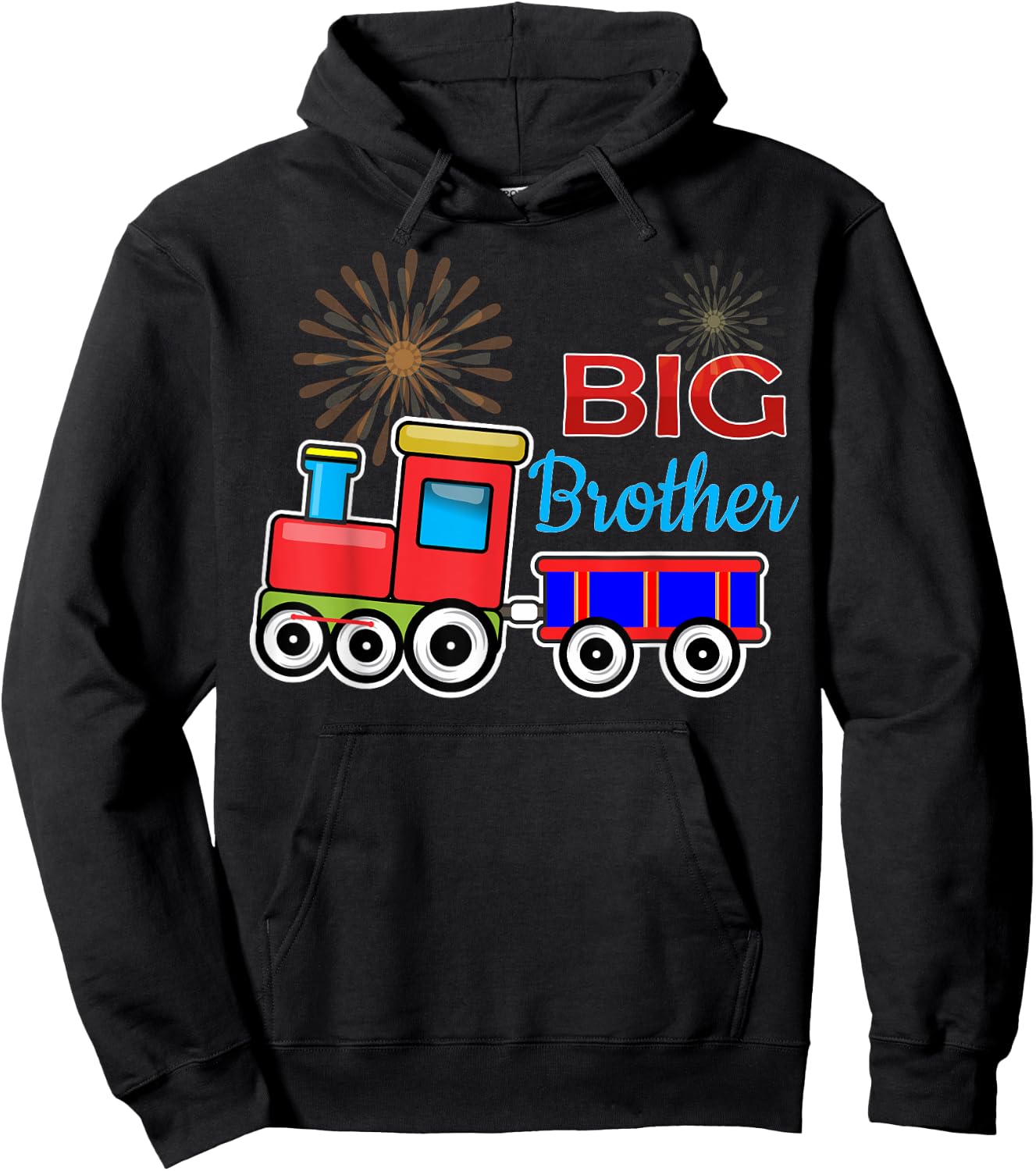 Big Brother Train Toddler/ infant Kids Hoodie - Hoodie | Black