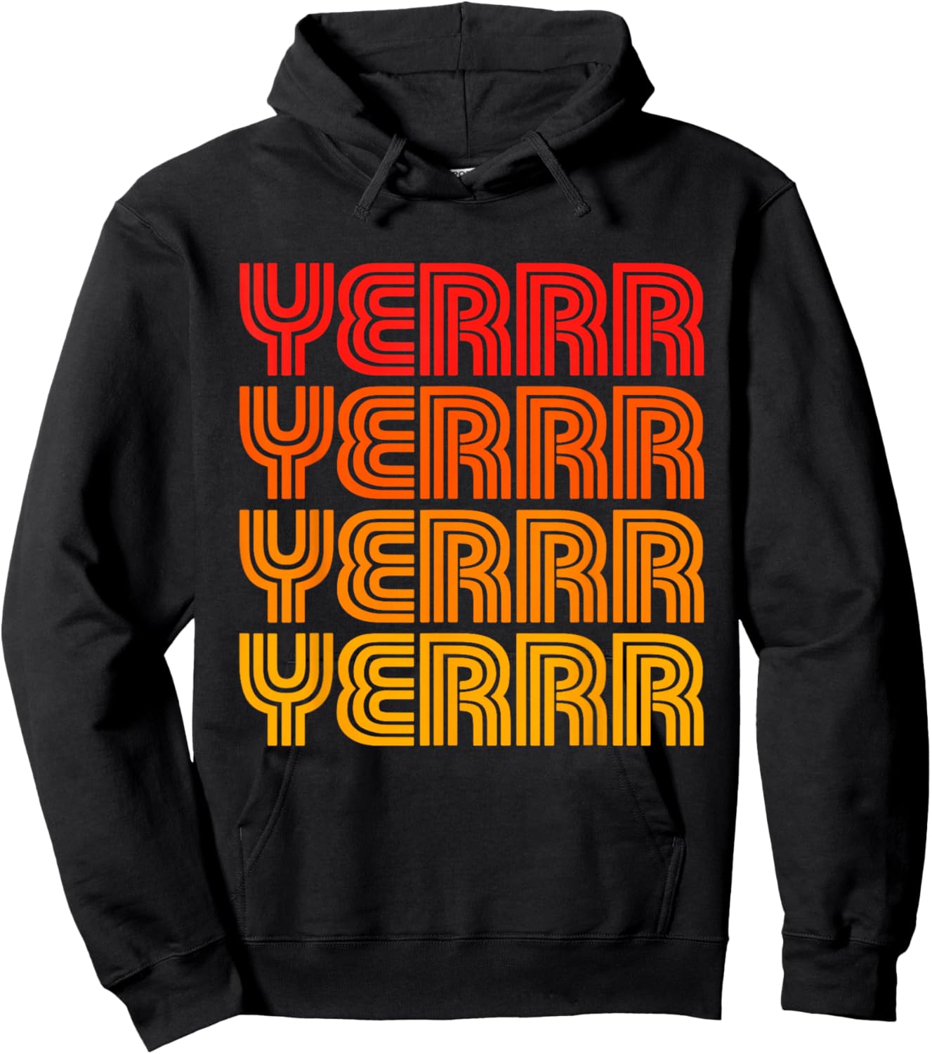 Yerr Yurrr Funny Cute Favorite Word Slang Hey Greeting Fan Hoodie - Hoodie | Black