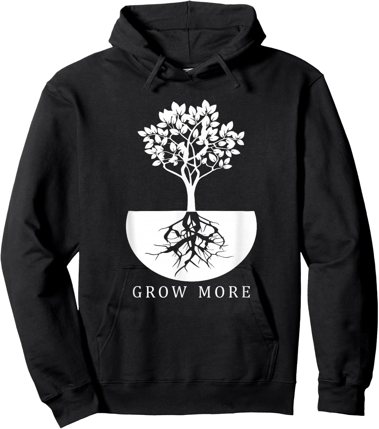 Grow More - Gardening and Men Hoodie - Hoodie | Black