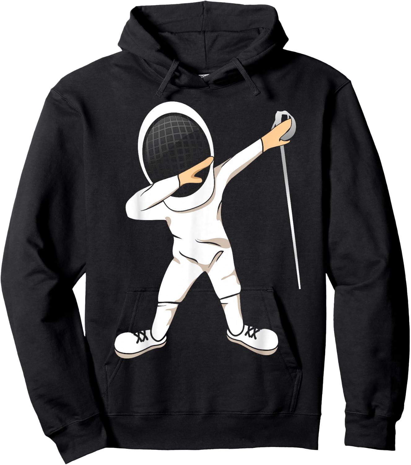 Funny Dabbing Fencing Sports MM Hoodie - Hoodie | Black