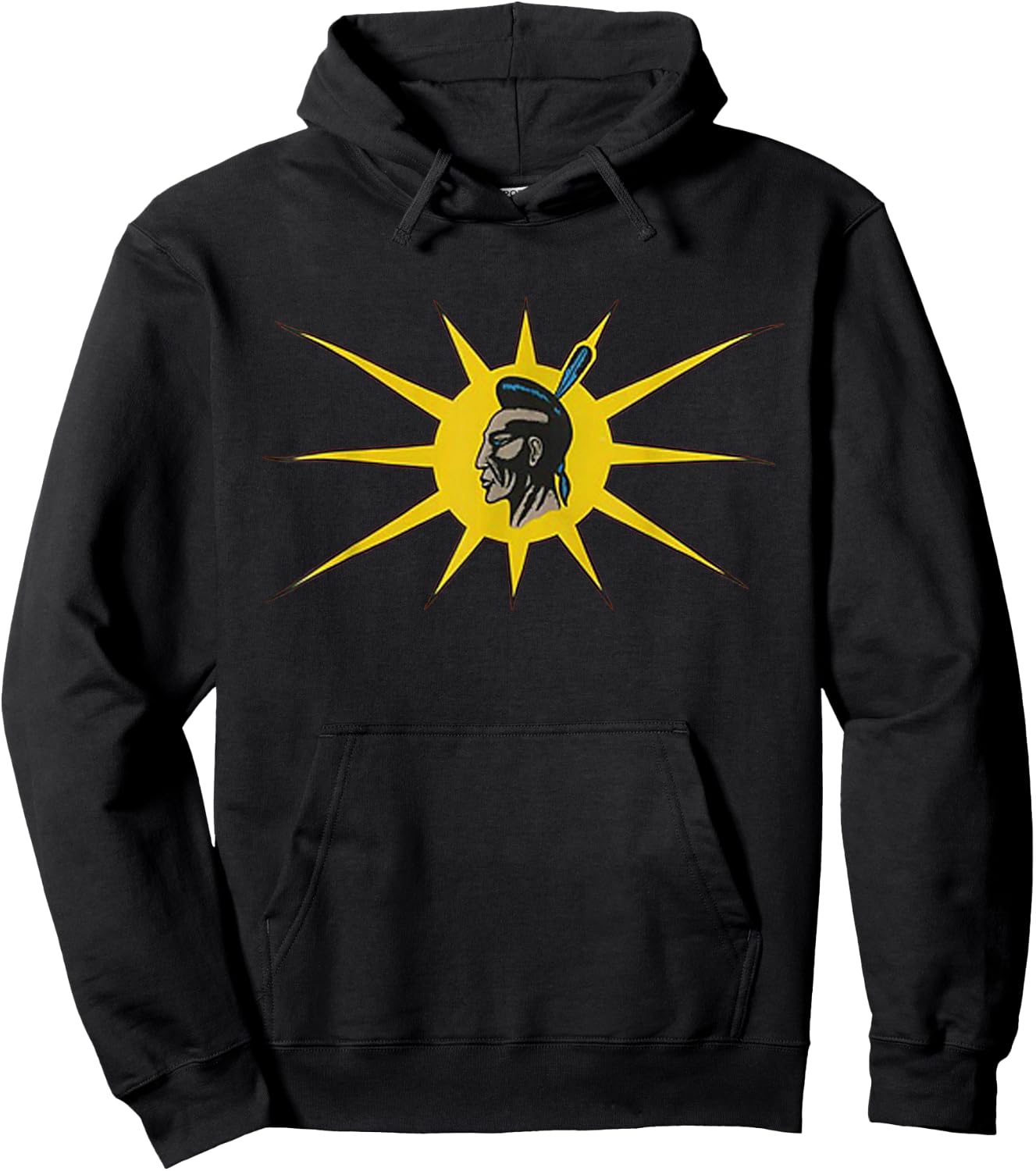 Mohawk Nation Flag Hoodie - Hoodie | Black