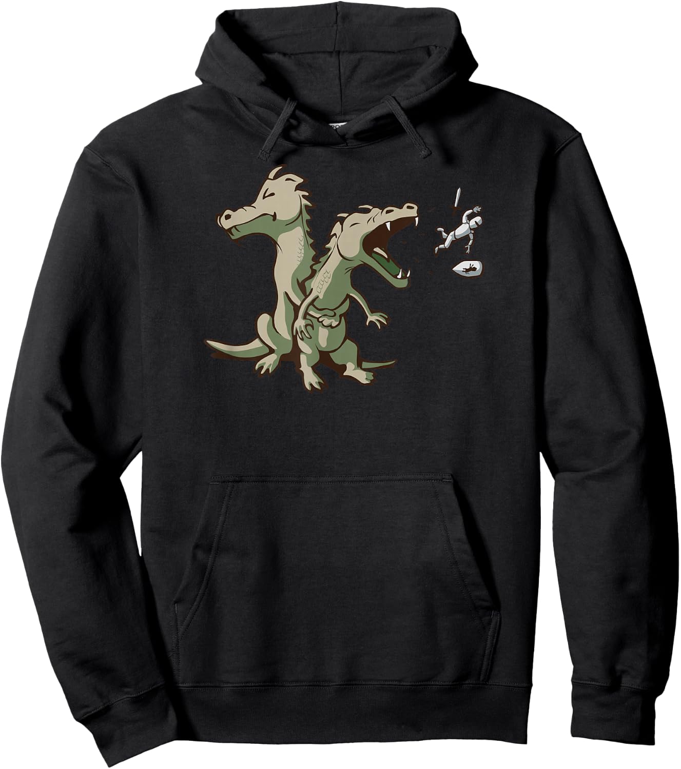 Threadless Nathan W. Pyle Unlikely Hero Graphic Hoodie - Hoodie | Black