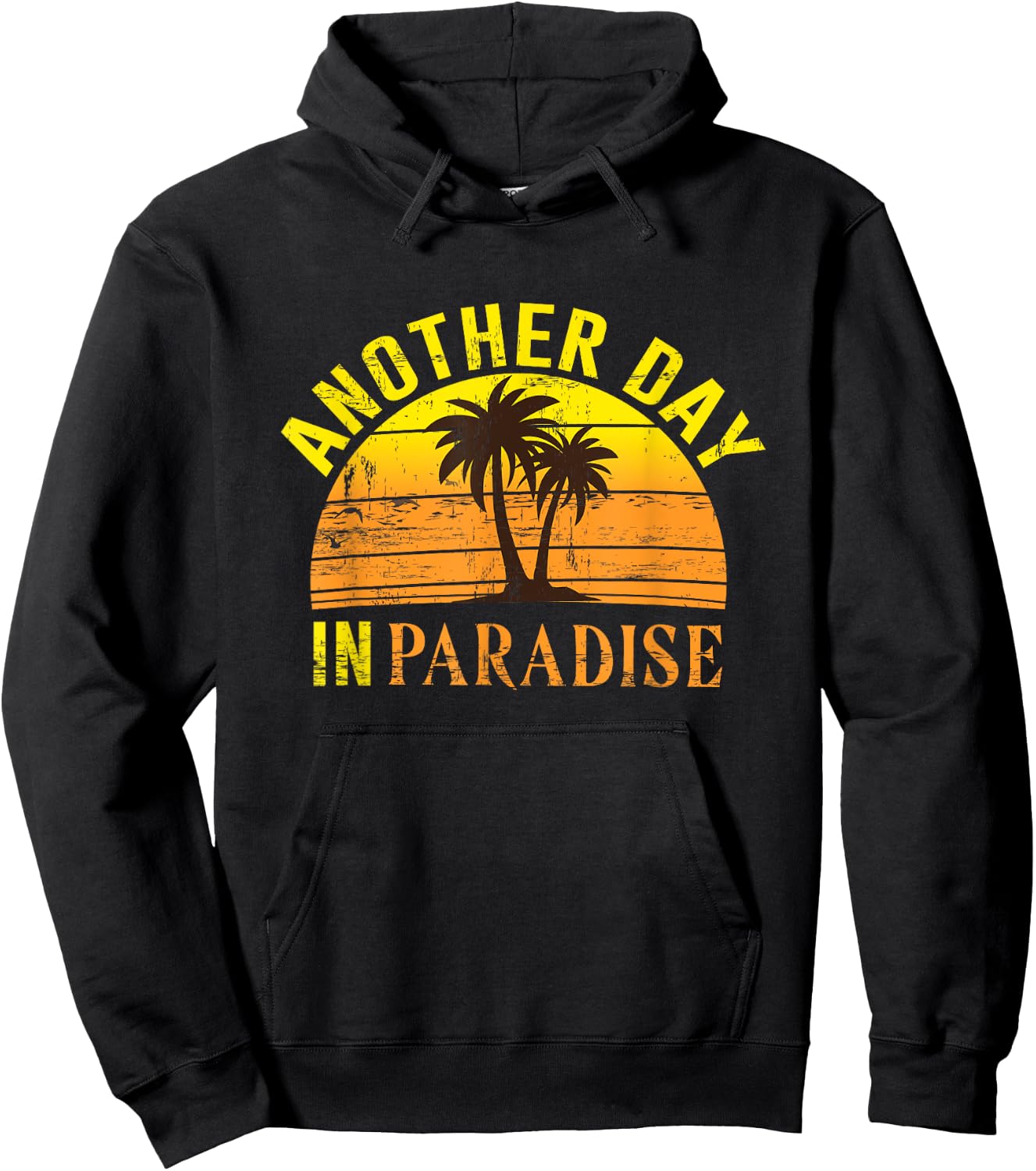 Another Day in Paradise Peaceful Beach Women Girls Kids Hoodie - Hoodie | Black