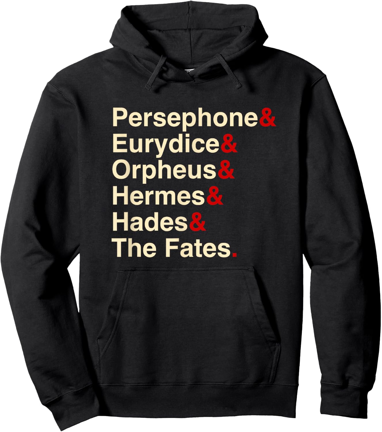 Hades, Orpheus, and Eurydice | Musical Theatre Shirts Hoodie - Hoodie | Black