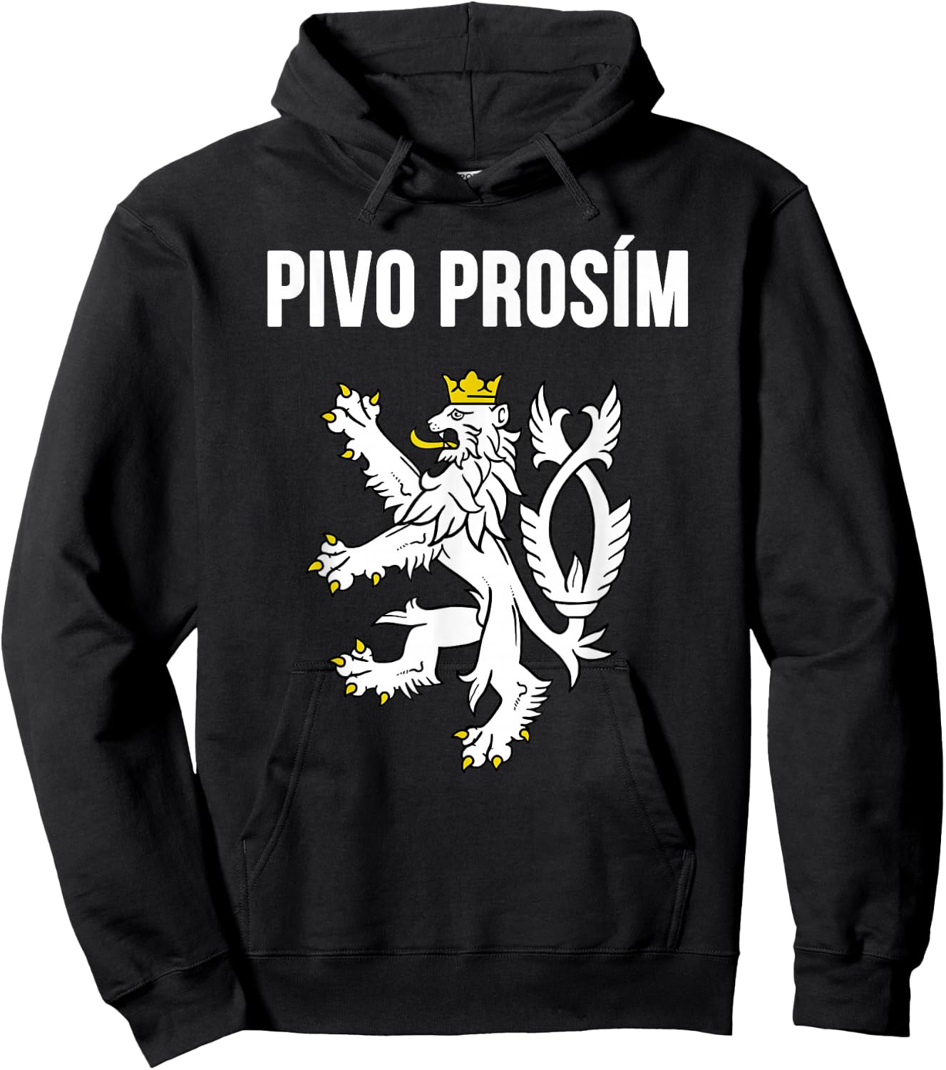Beer Please in Czech Shirt Funny Czech Republic Souvenir Hoodie - Hoodie | Black