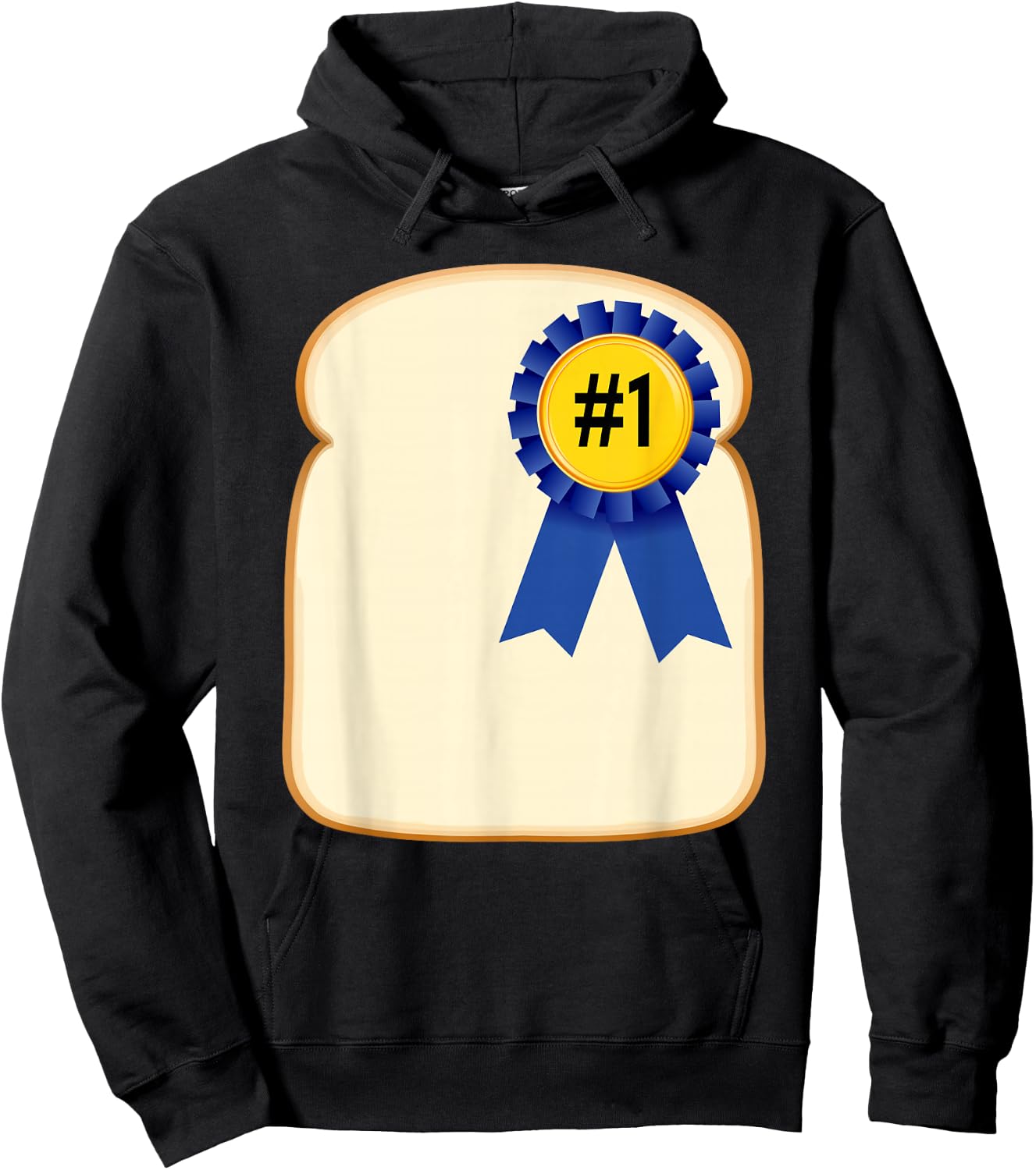 Fathers Day Funny Dad Bread Winner Pun Gag Hoodie - Hoodie | Black