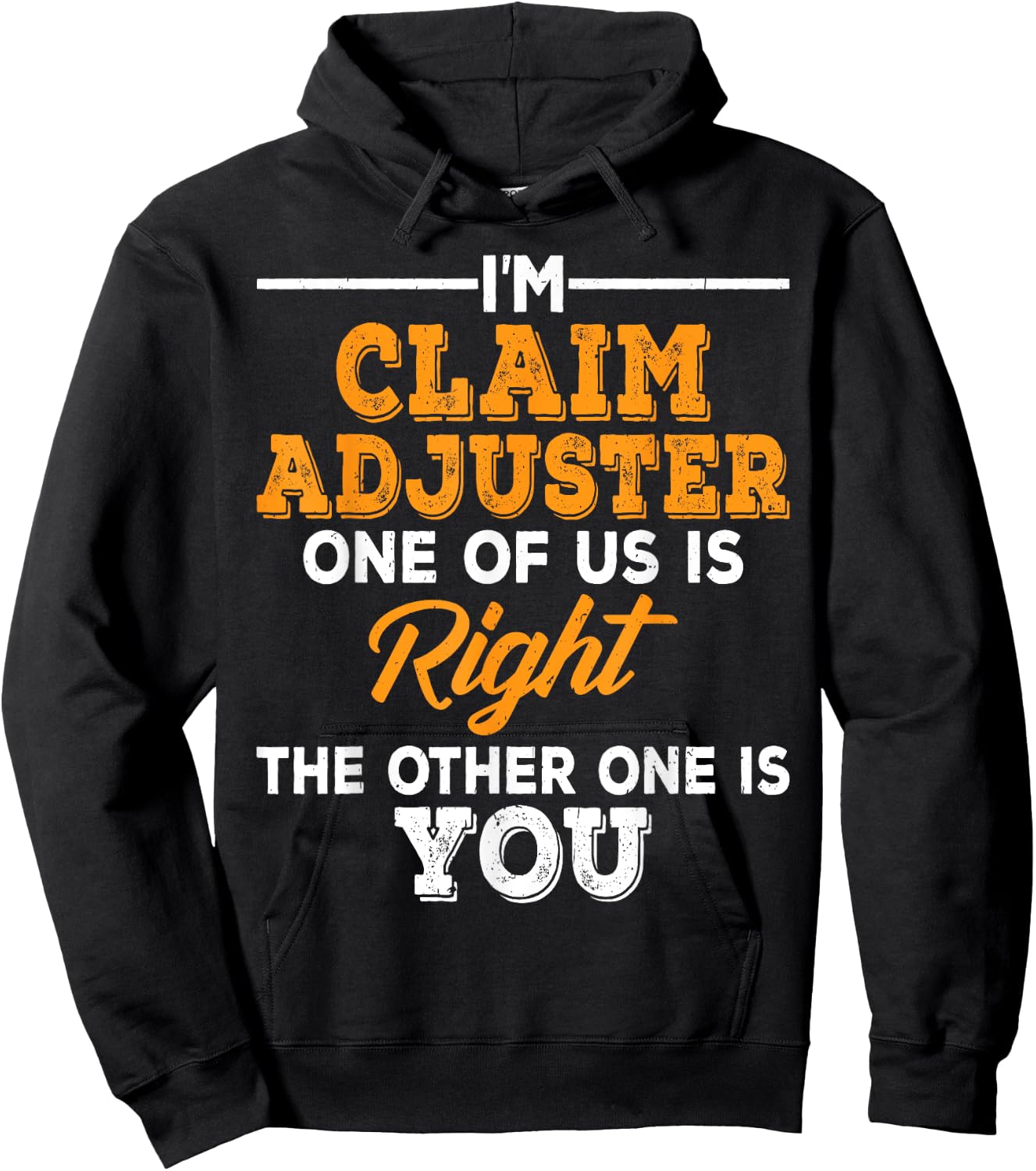 Claims adjuster Hoodie - Hoodie | Black