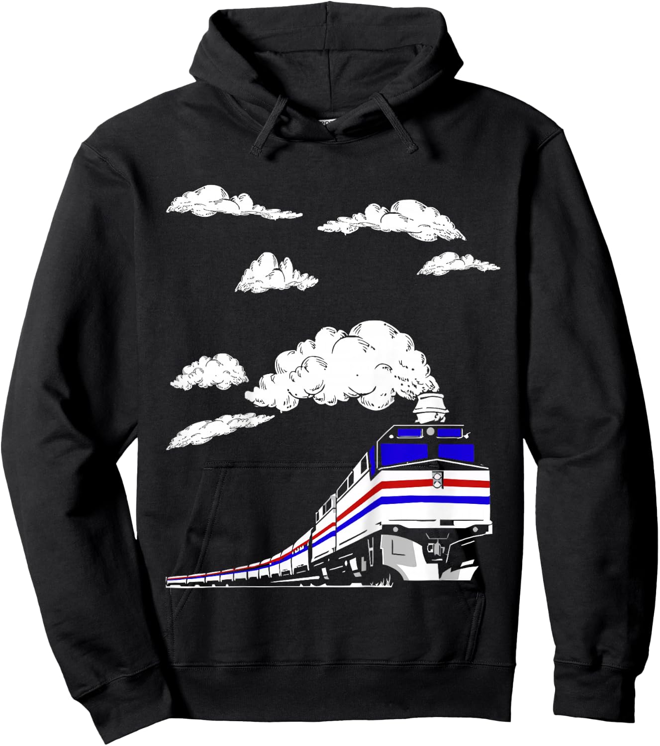 Super Fun Youth Train for Kids,Children,Boys,Girls Hoodie - Hoodie | Black
