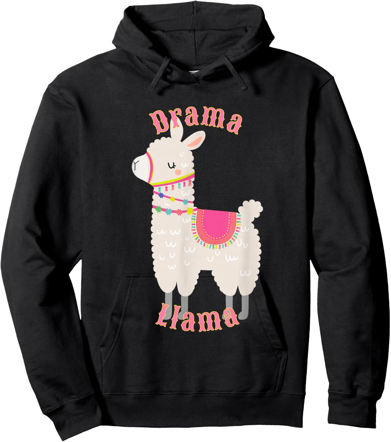 Drama Llama for Adults and Kids Hoodie - Hoodie | Black