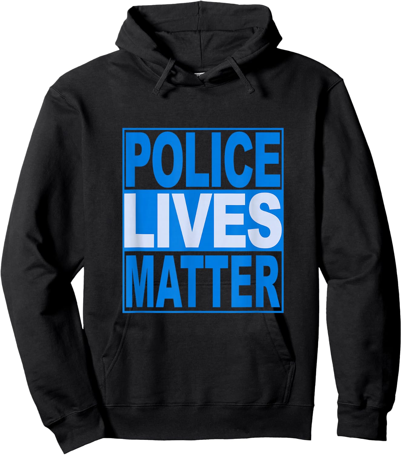 Police Lives Matter Hoodie - Hoodie | Black