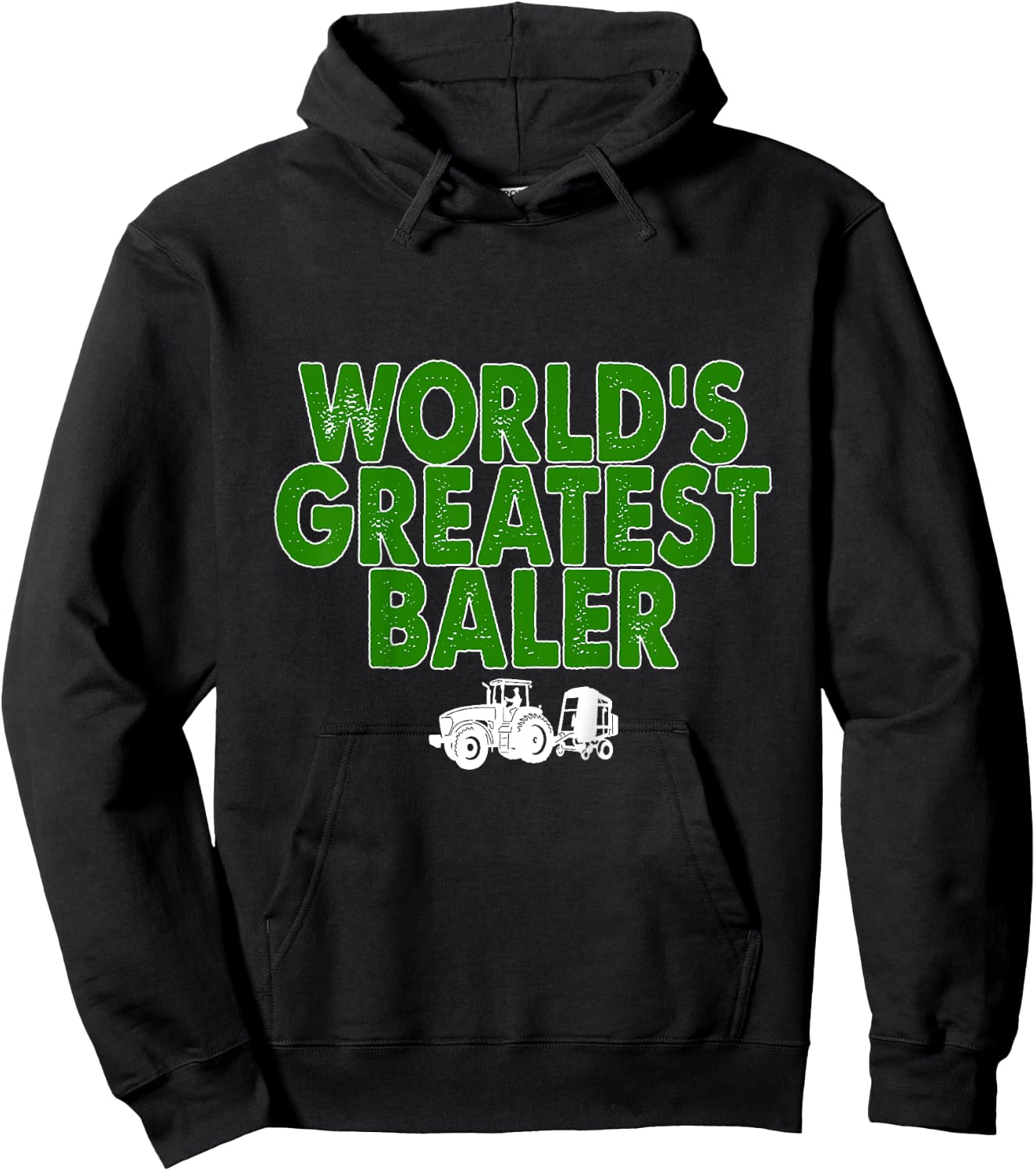 World's Greatest Baler Children's Farming Hoodie - Hoodie | Black