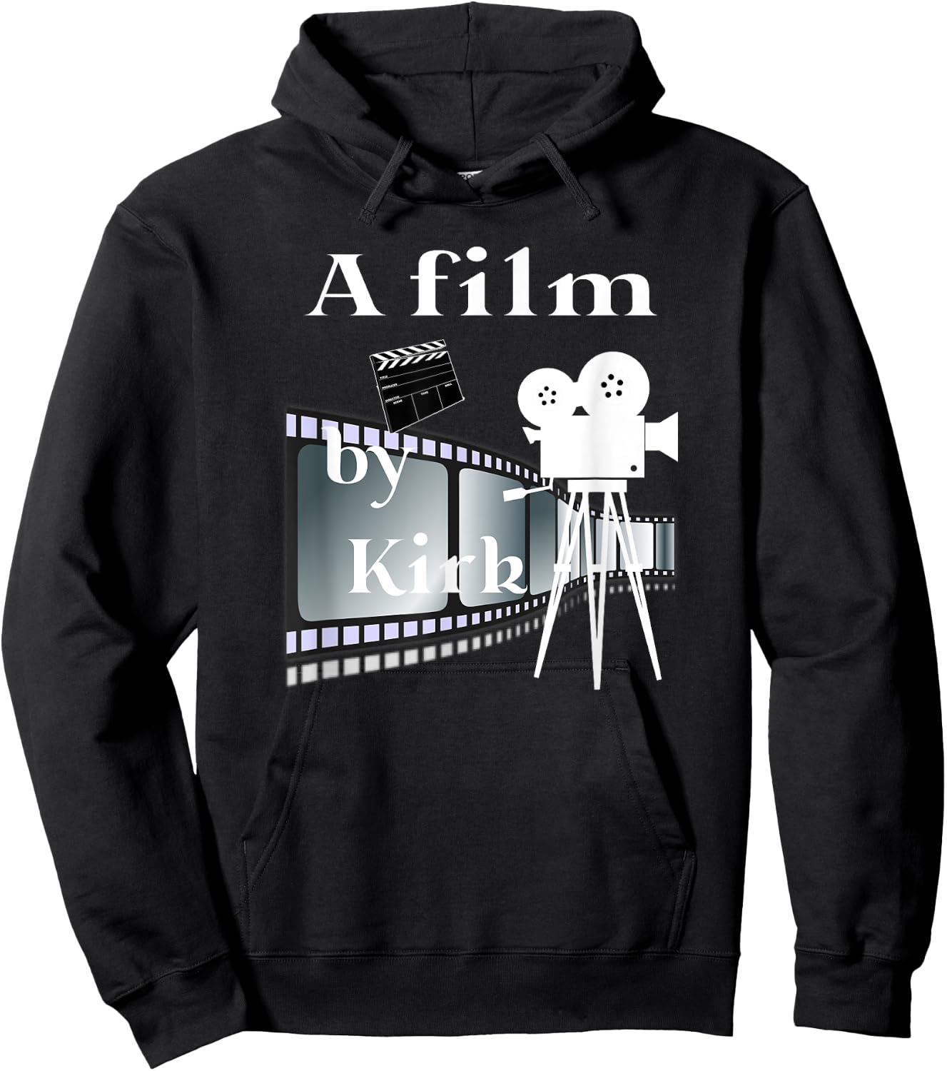 A film by Kirk Funny Hoodie - Hoodie | Black