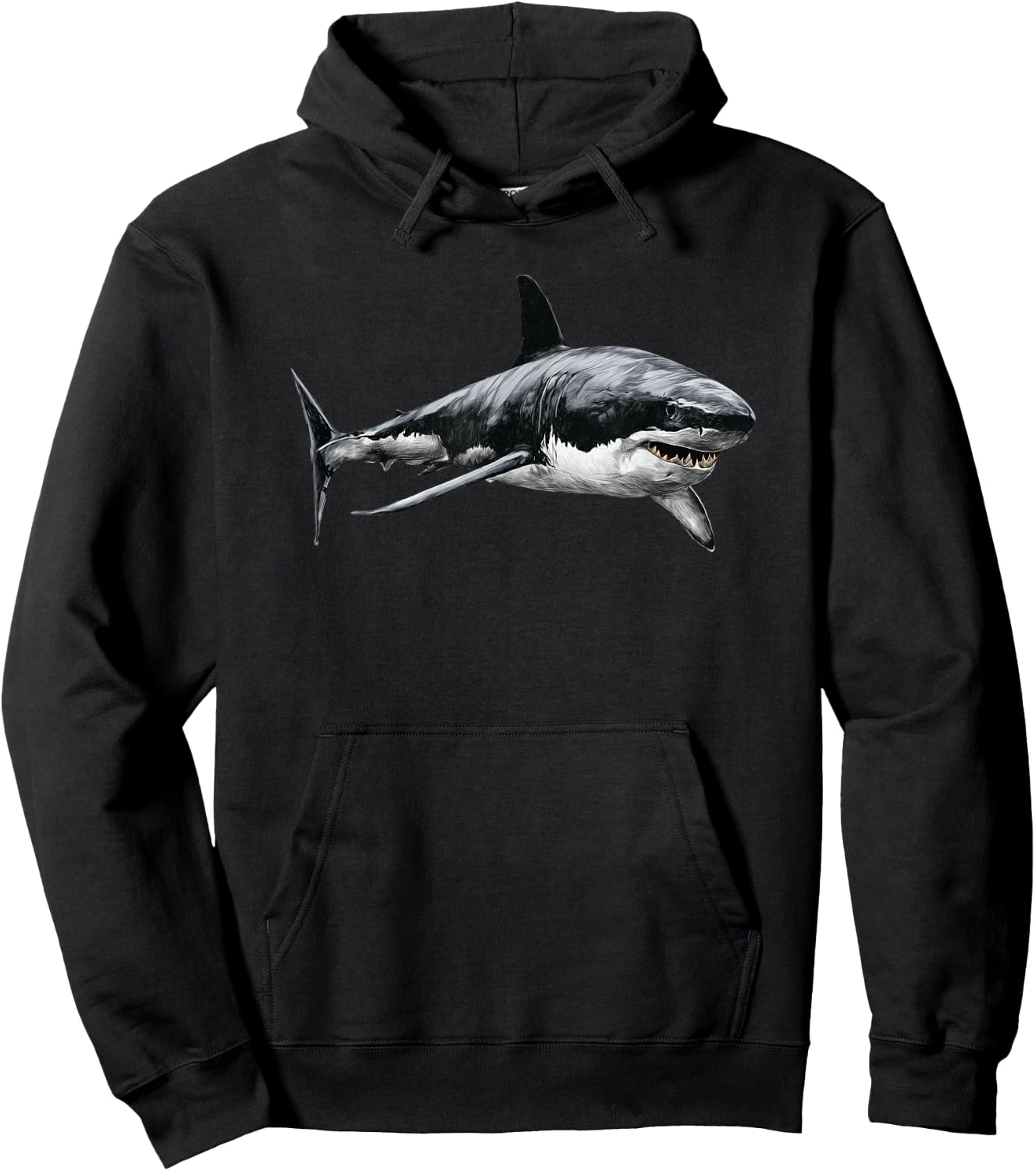 Great white sharp Hoodie - Hoodie | Black