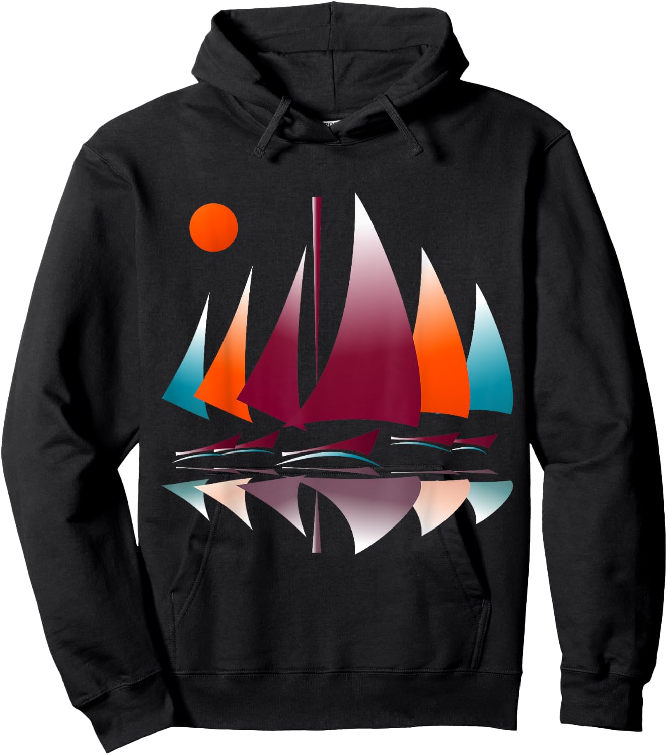 Sailboats Sailing Regatta Novelty Hoodie - Hoodie | Black
