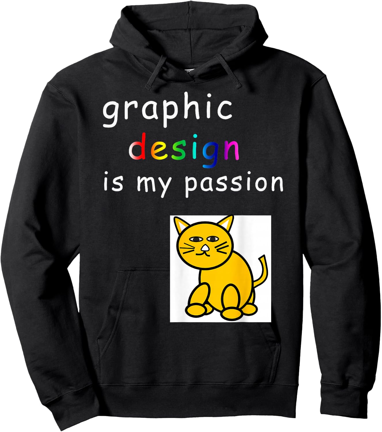 Graphic Design is My Passion Funny Graphic Designer Hoodie - Hoodie | Black