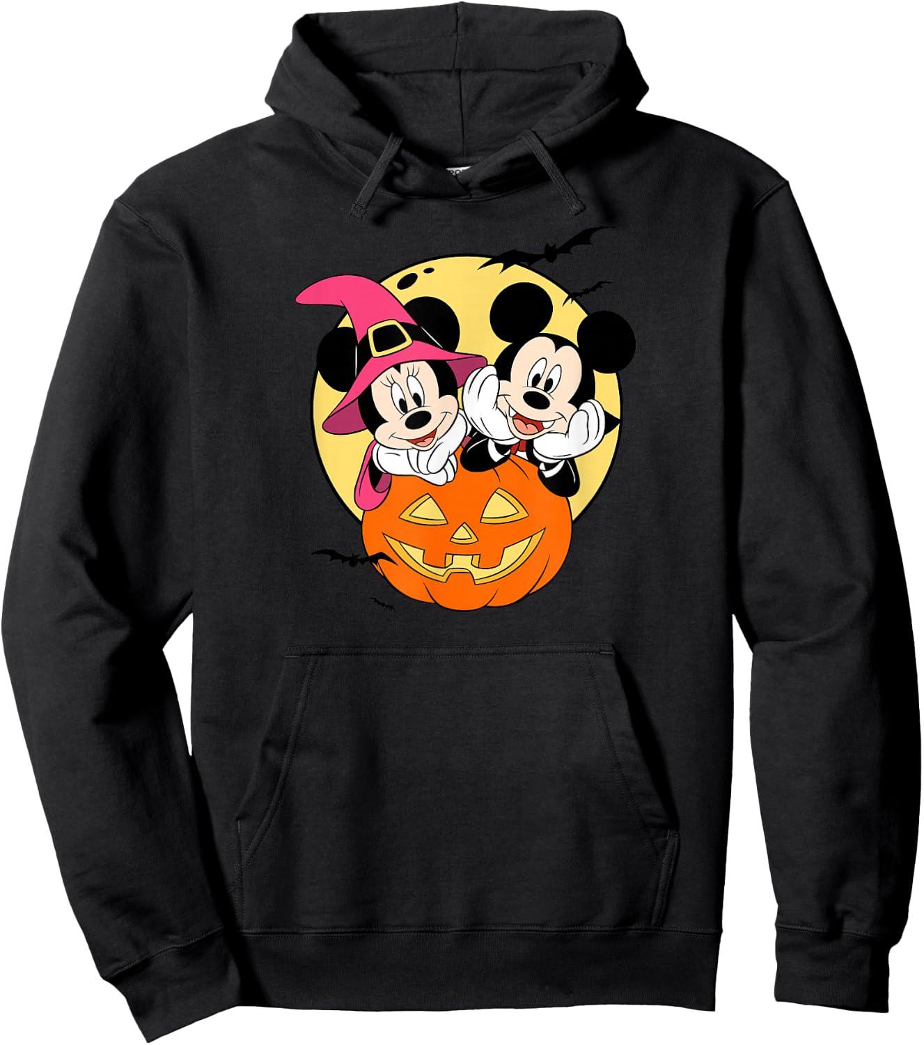 Disney - Mickey and Minnie Halloween Hoodie - Hoodie | Black