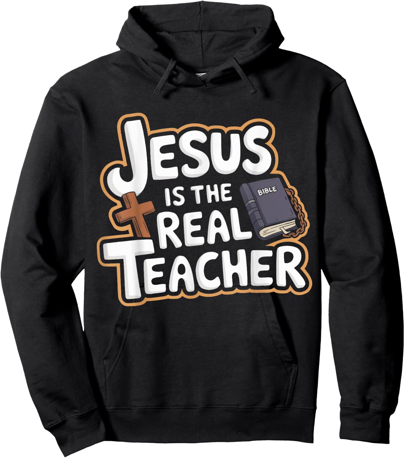 Jesus Is The Real Teacher VBS Bible School Religious Hoodie - Hoodie | Black