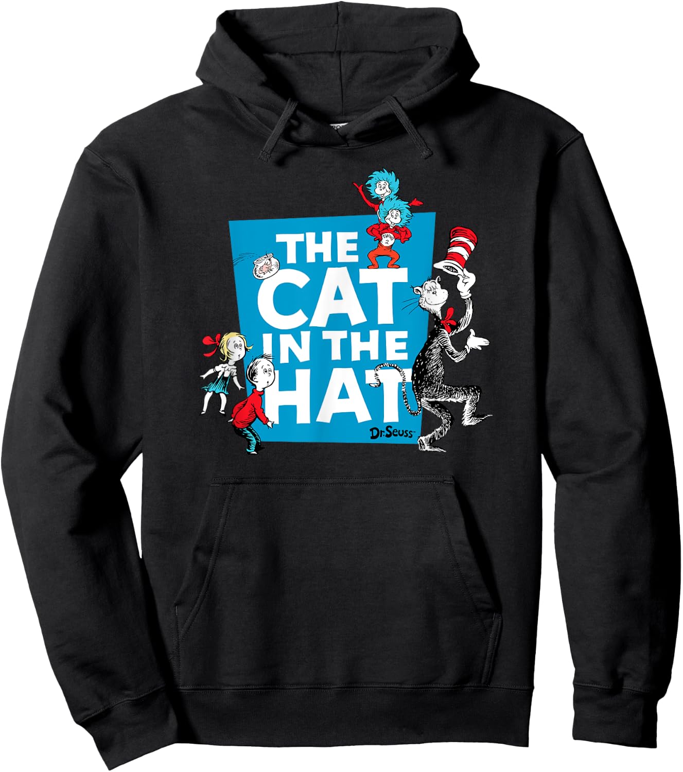 Dr. Seuss The Cat in the Hat Characters Hoodie - Hoodie | Black