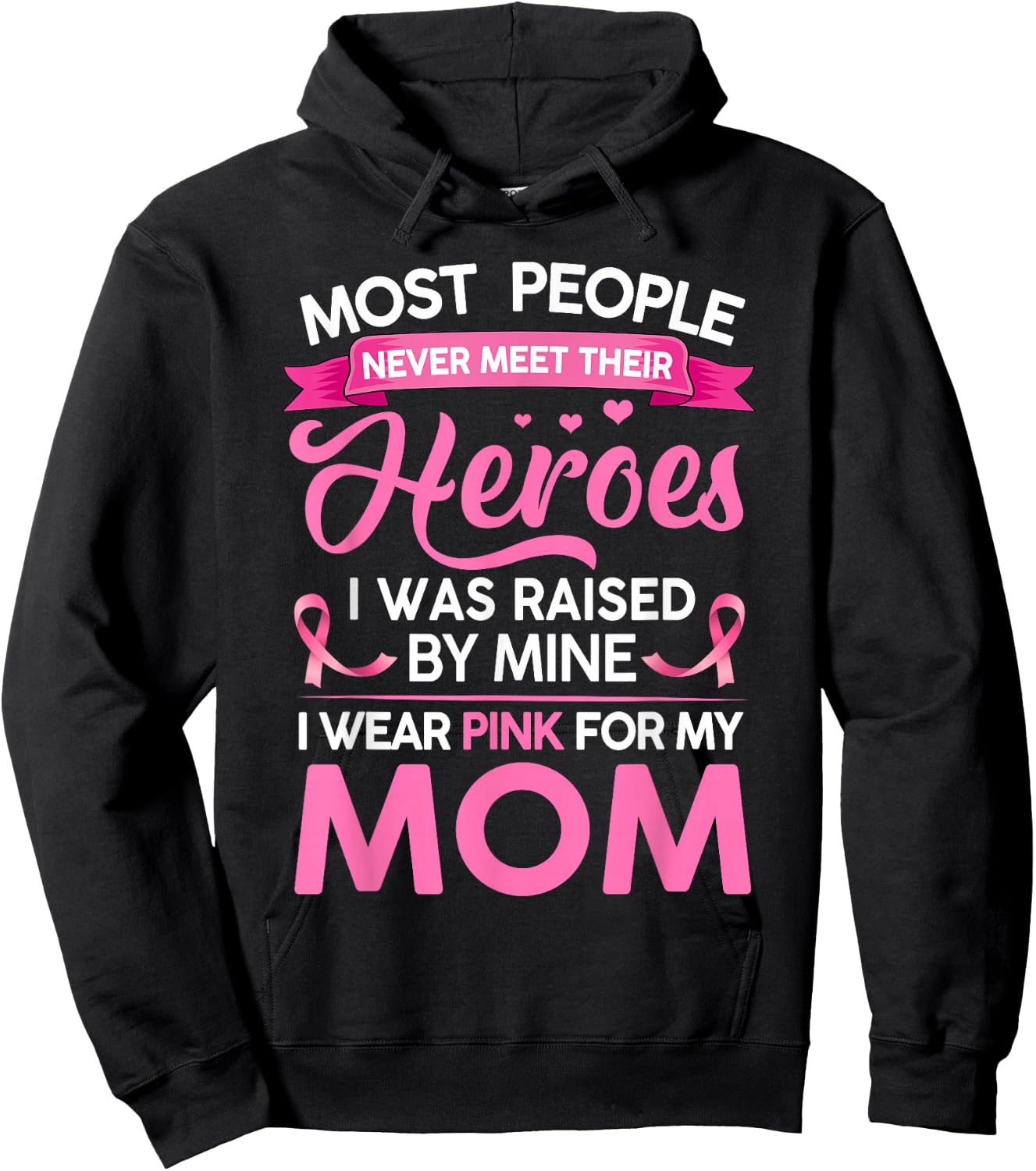 Most People Never Meet Their Heroes I Was Raised By Mine Hoodie - Hoodie | Black