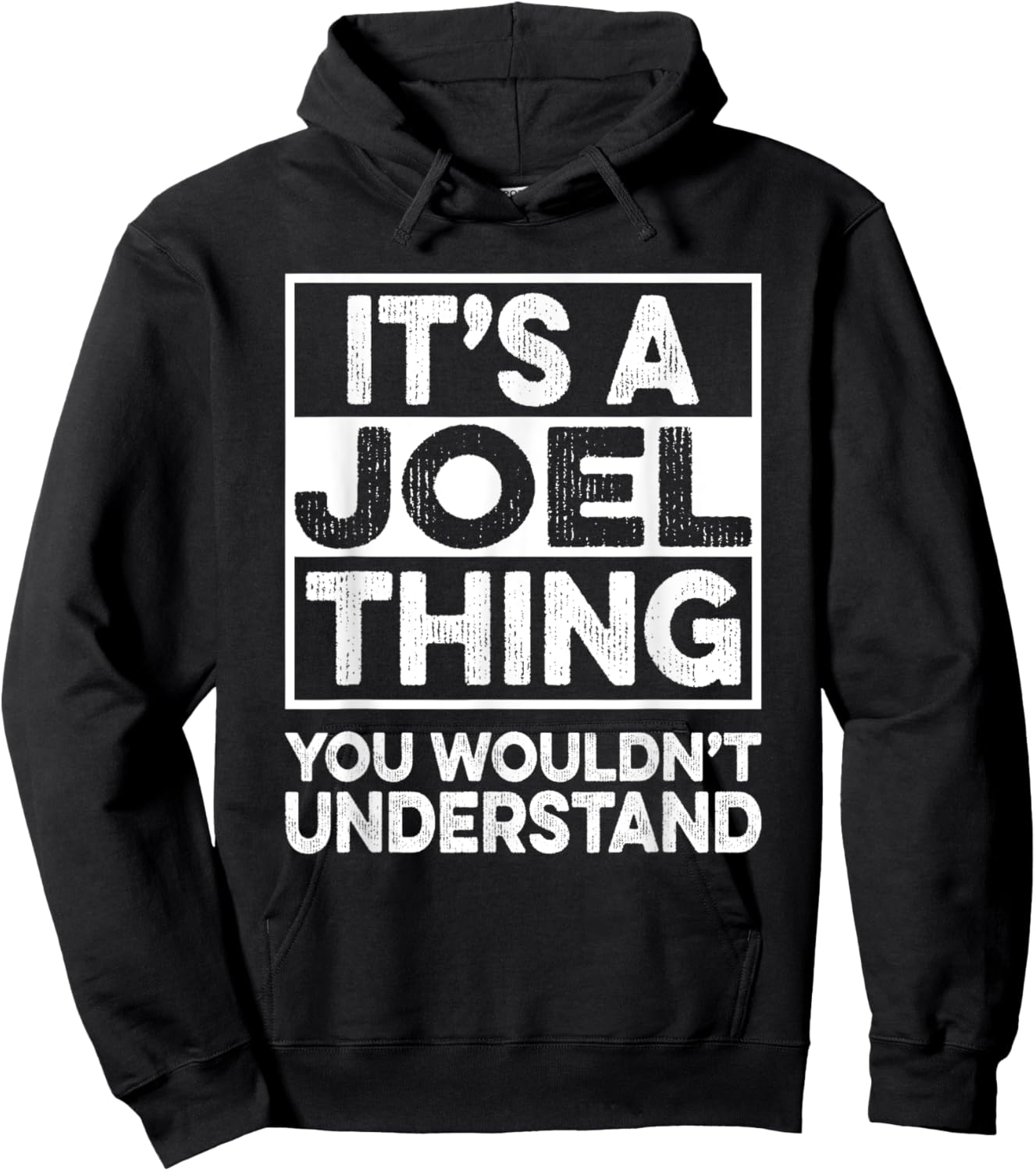 It's A Joel Thing You Wouldn't Understand Joel Christmas Hoodie - Hoodie | Black