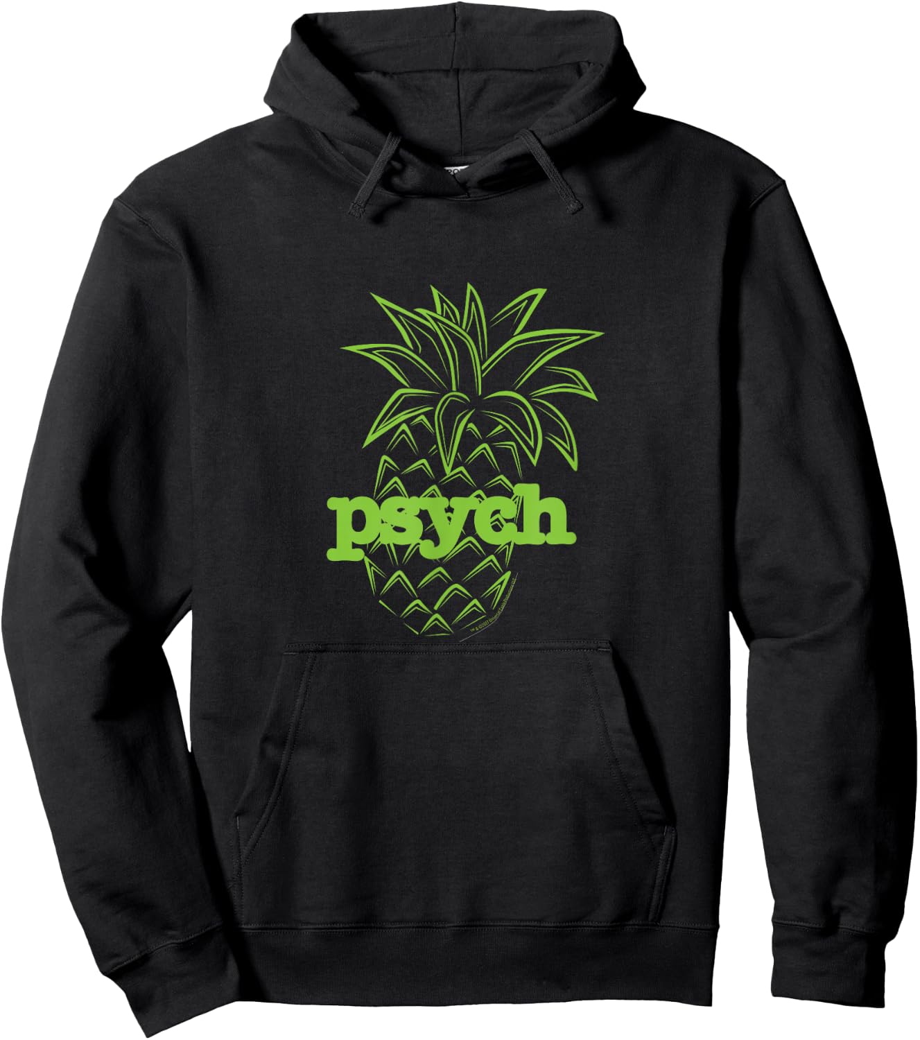 Psych Pineapple Awesome Hoodie - Hoodie | Black
