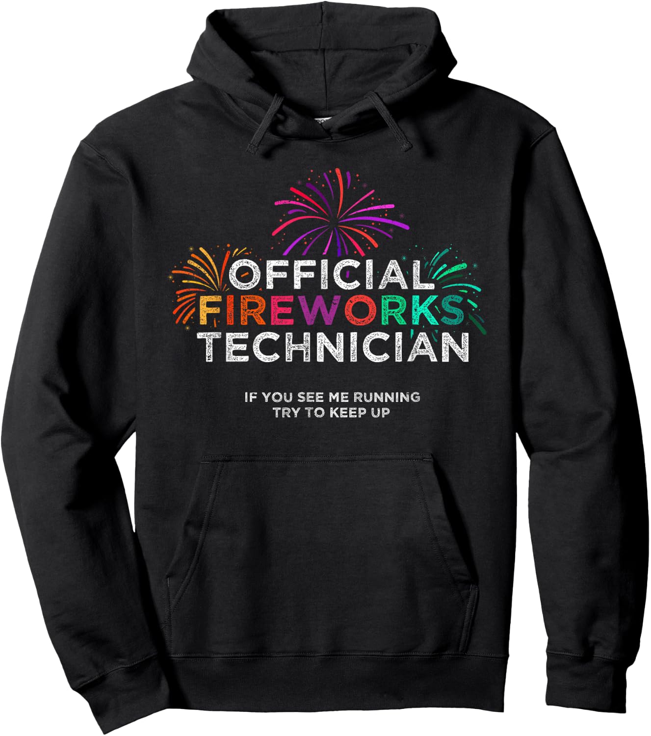 Official Fireworks Technician Shirt Hoodie - Hoodie | Black