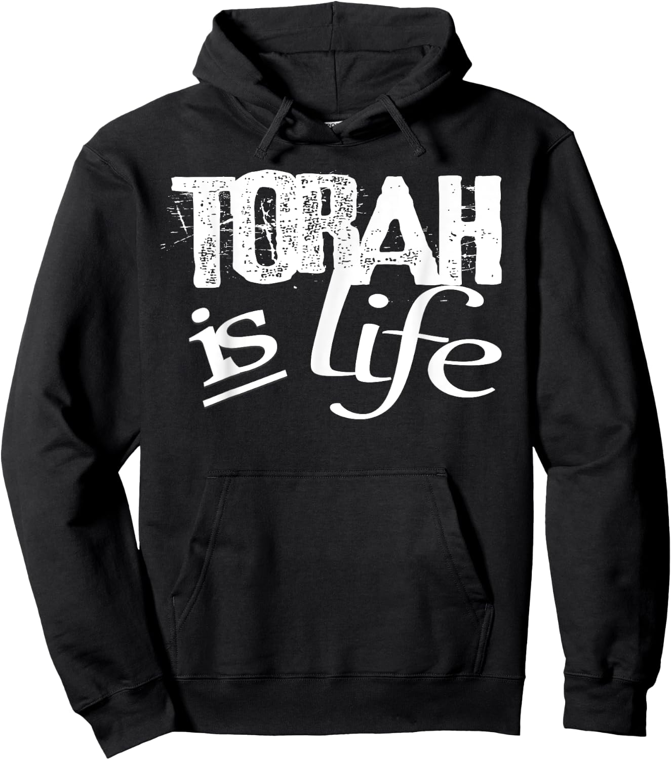 Hebrew Israelite Yahudah Tribe Judah Torah is Life Hoodie - Hoodie | Black