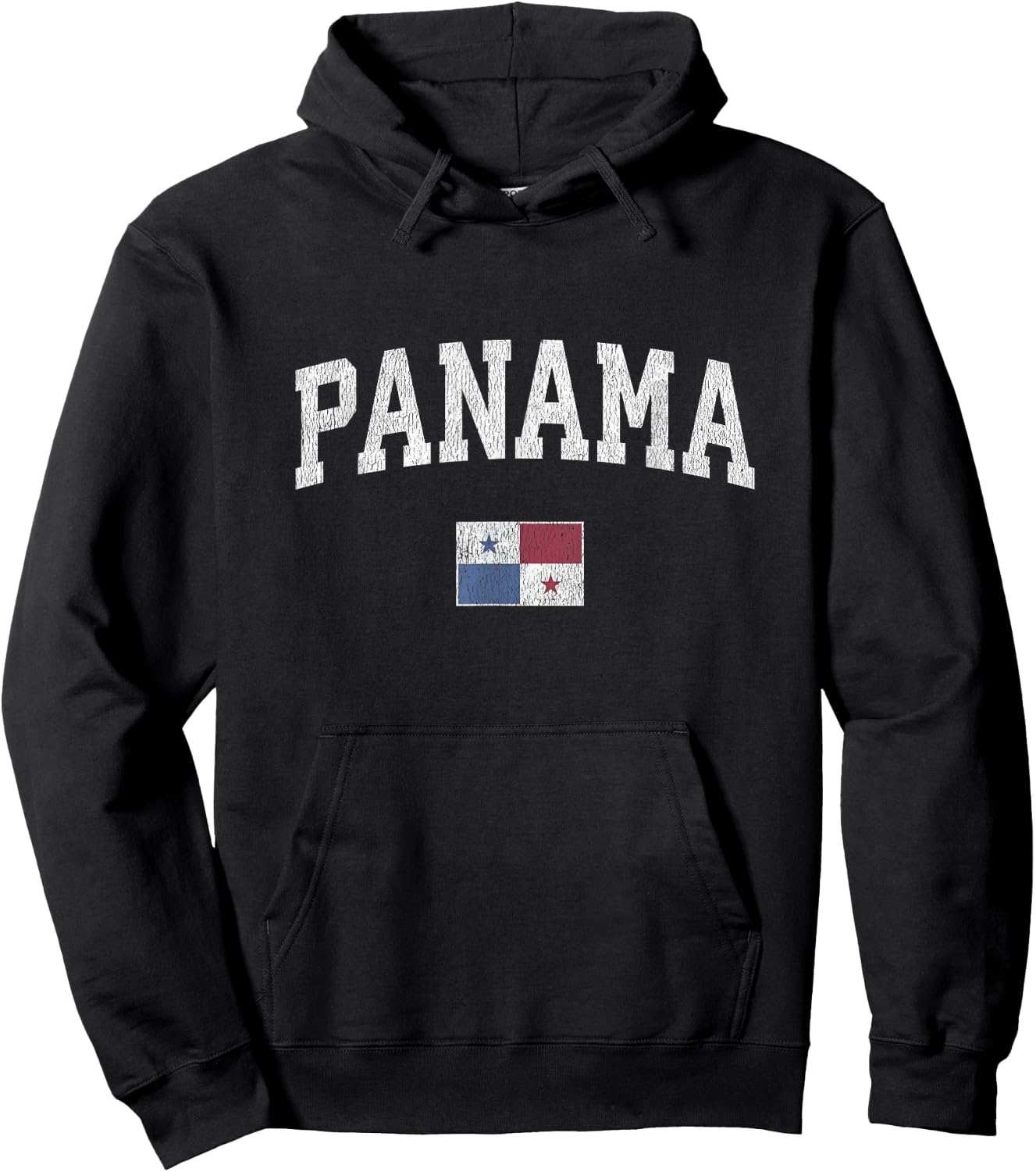 Panama Vintage Sports Design Panamanian Flag Hoodie - Hoodie | Black