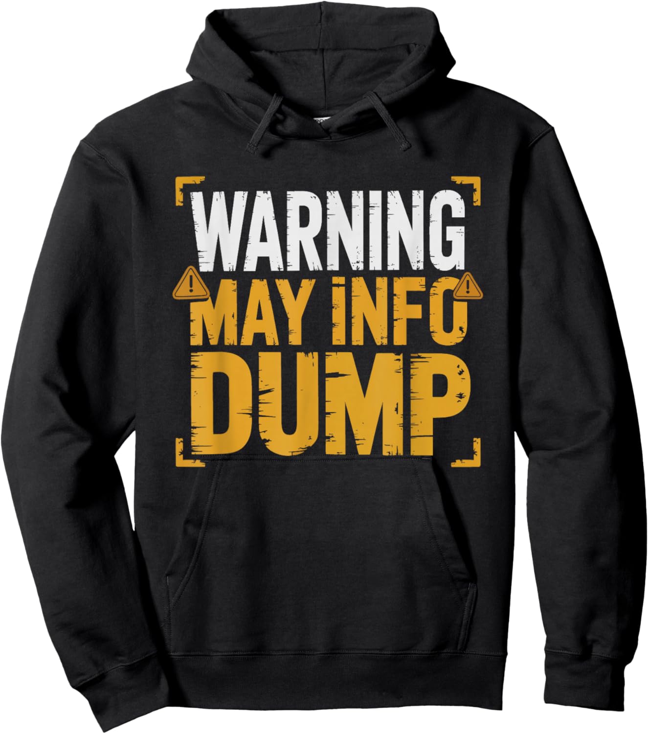 Neurodivergent Adult Info Dumping Passion Humor Dump Special Hoodie - Hoodie | Black