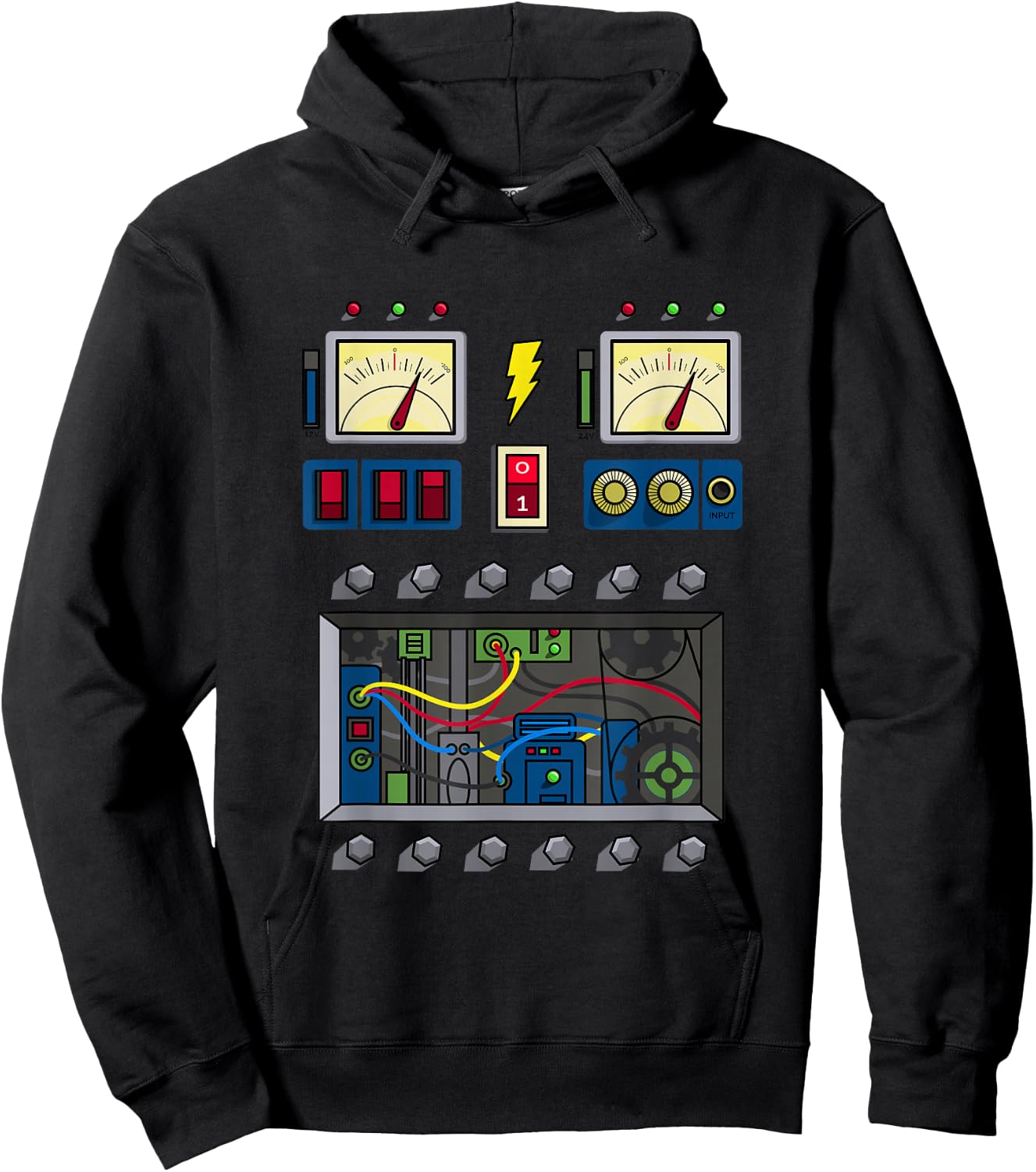 I Love Robot Gift All Ages Robotic Kids Girls Boys Robot Hoodie - Hoodie | Black