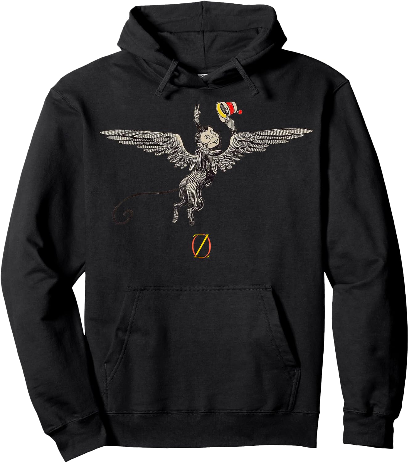 Shirt Wizard of Oz Flying Monkey Dude Hoodie - Hoodie | Black