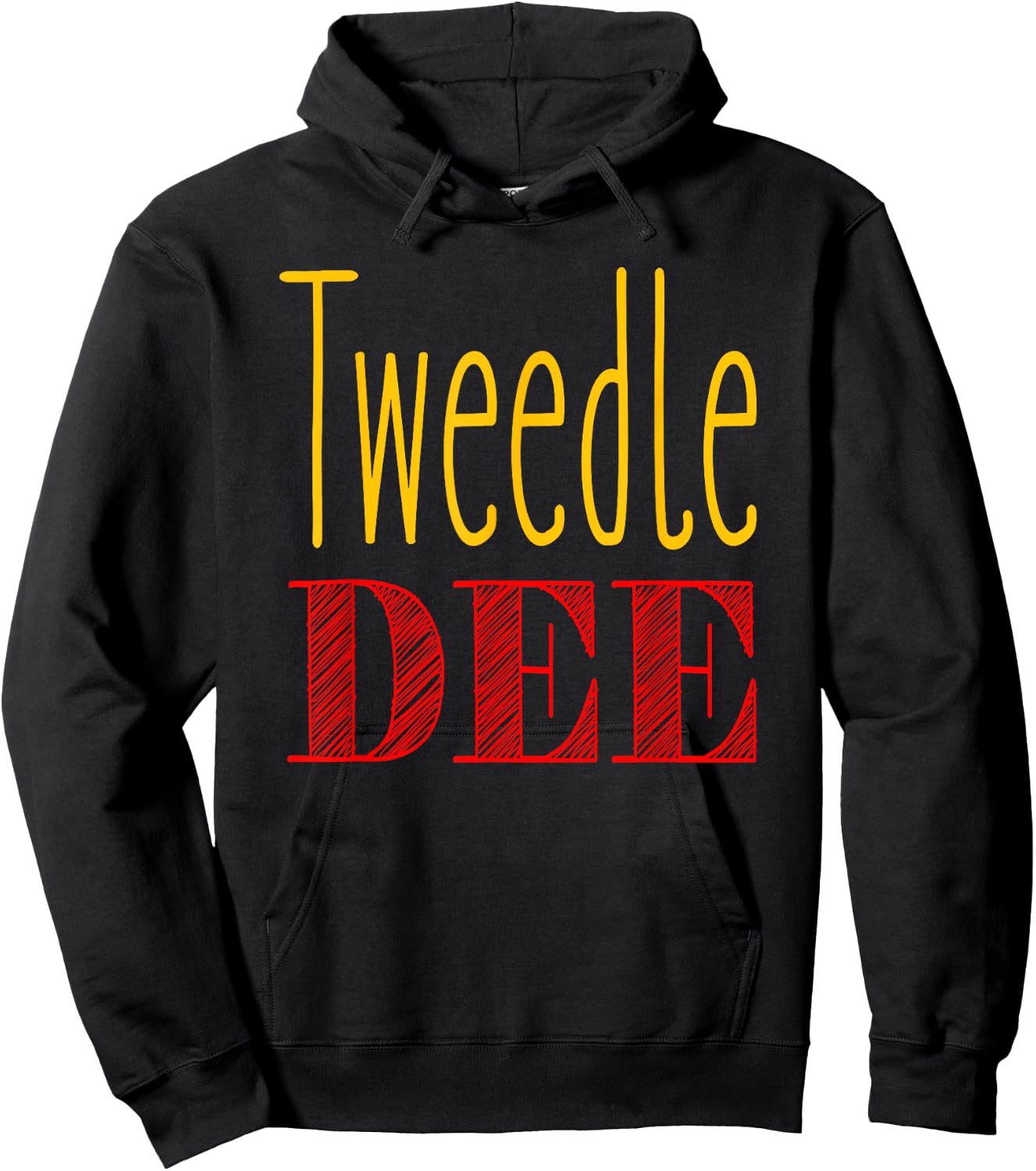 Tweedle Dee Halloween Costume Hoodie - Hoodie | Black