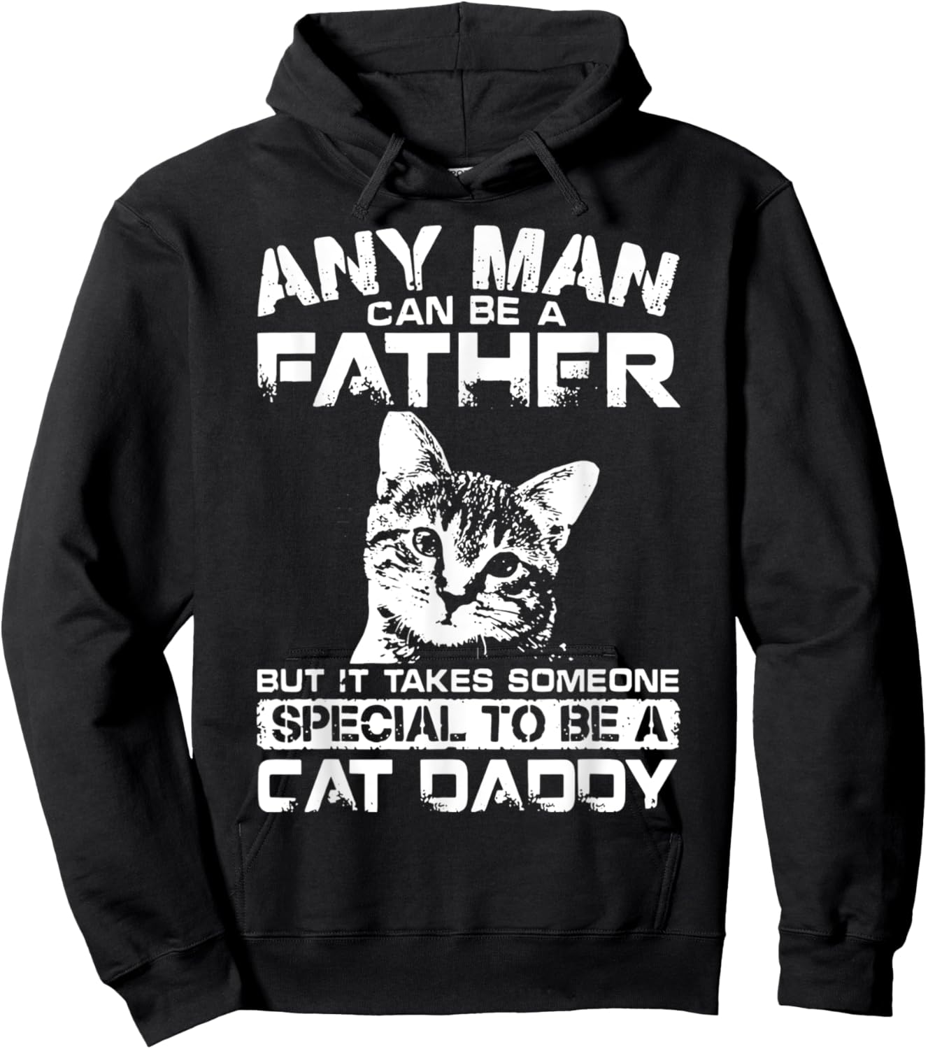 Father But It Takes Someone Special To Be A Cat Daddy Women Kids Hoodie - Hoodie | Black