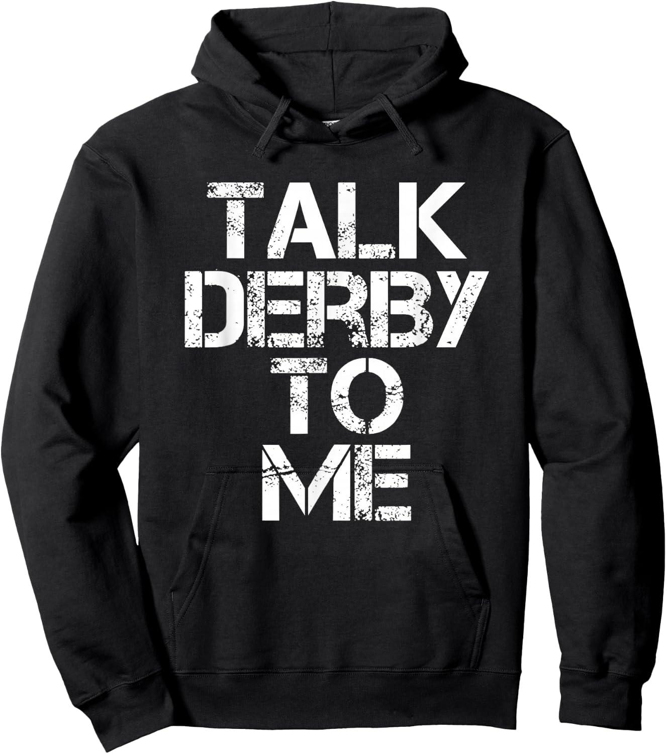 Talk Derby to Me Demolition Derby Car Hoodie - Hoodie | Black