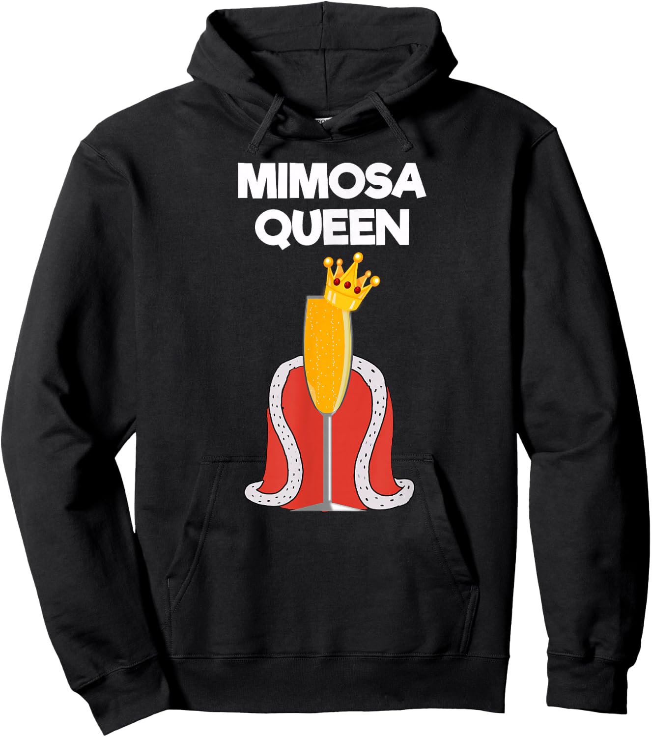 Mimosa - Funny Mimosa Queen Hoodie - Hoodie | Black