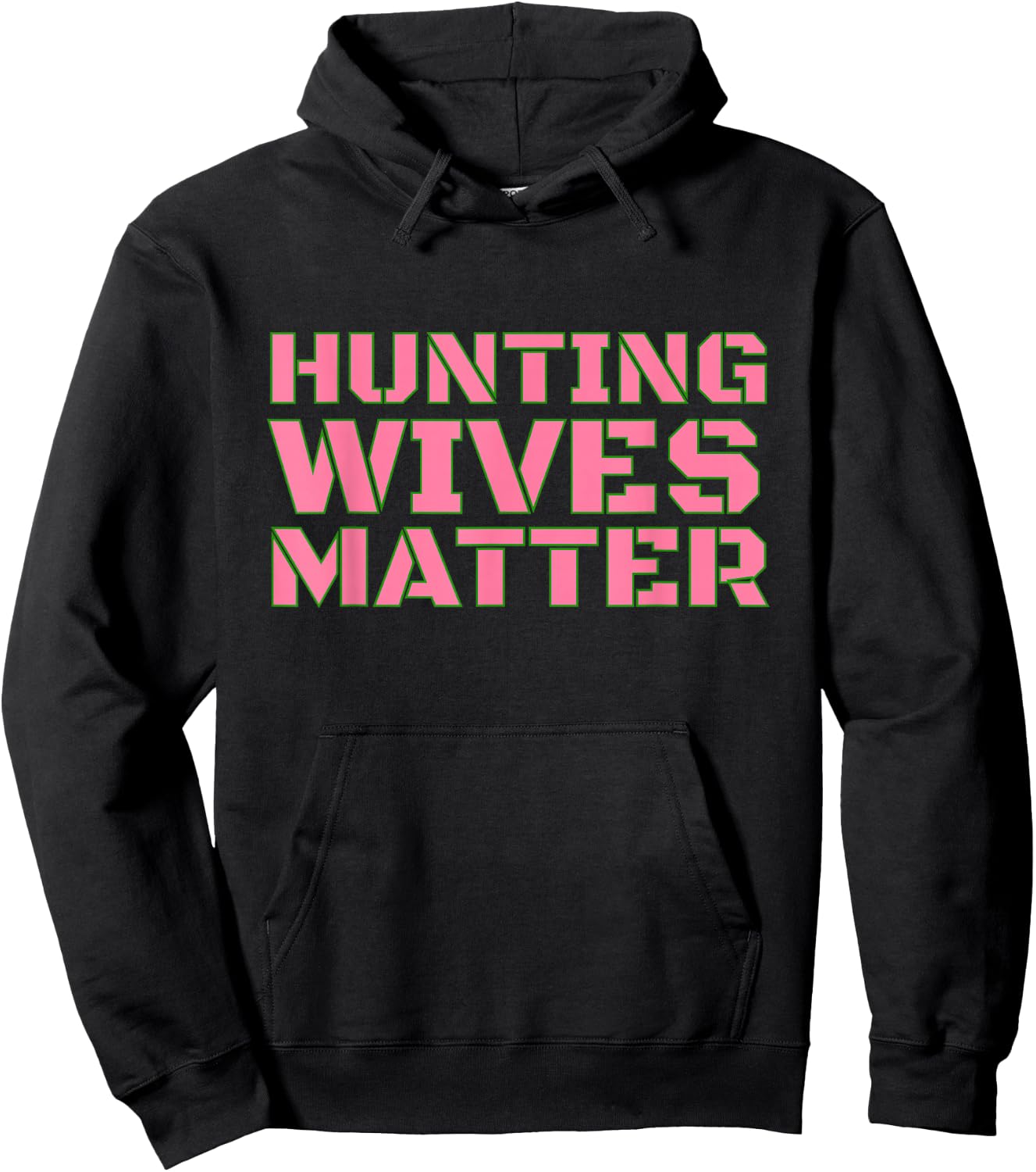 Hunting Wives Matter Shirt Buck Deer Elk Bow Wife Camo Hoodie - Hoodie | Black