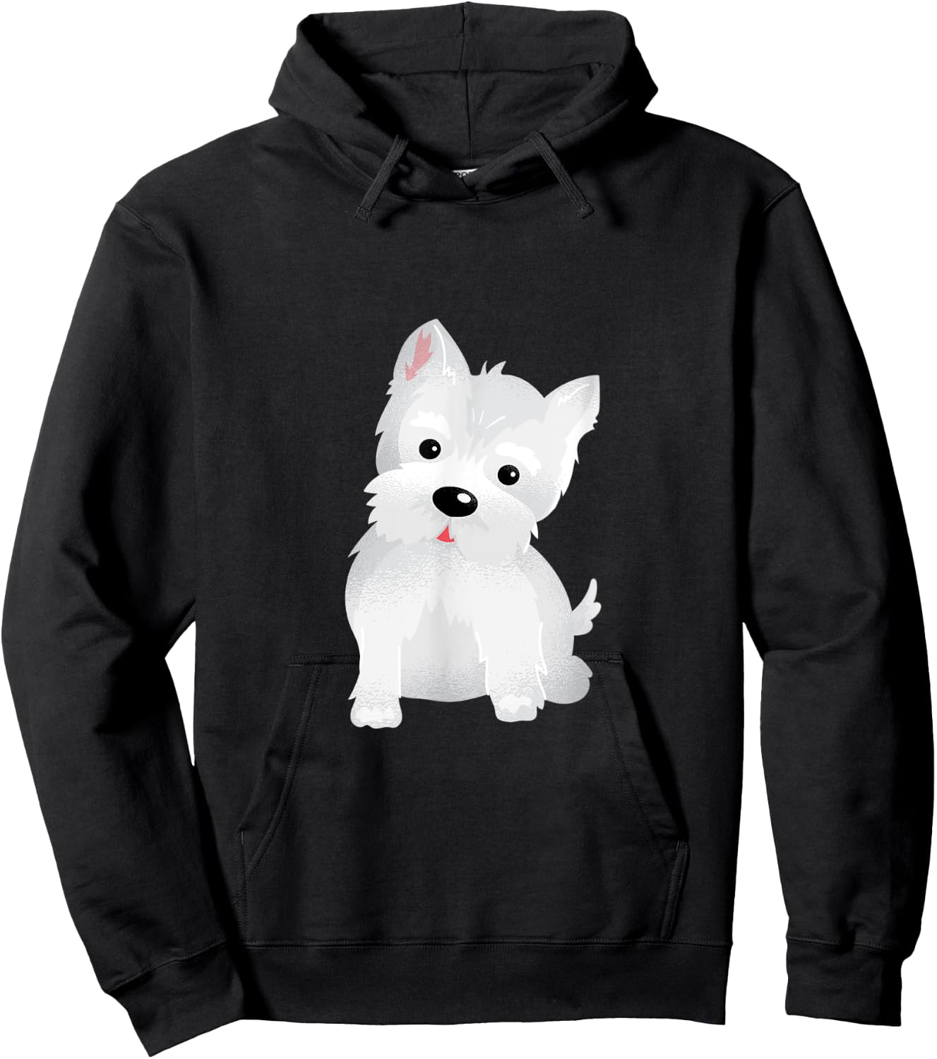 Westie West Highland Terrier Mama Dogs Gift Hoodie - Hoodie | Black