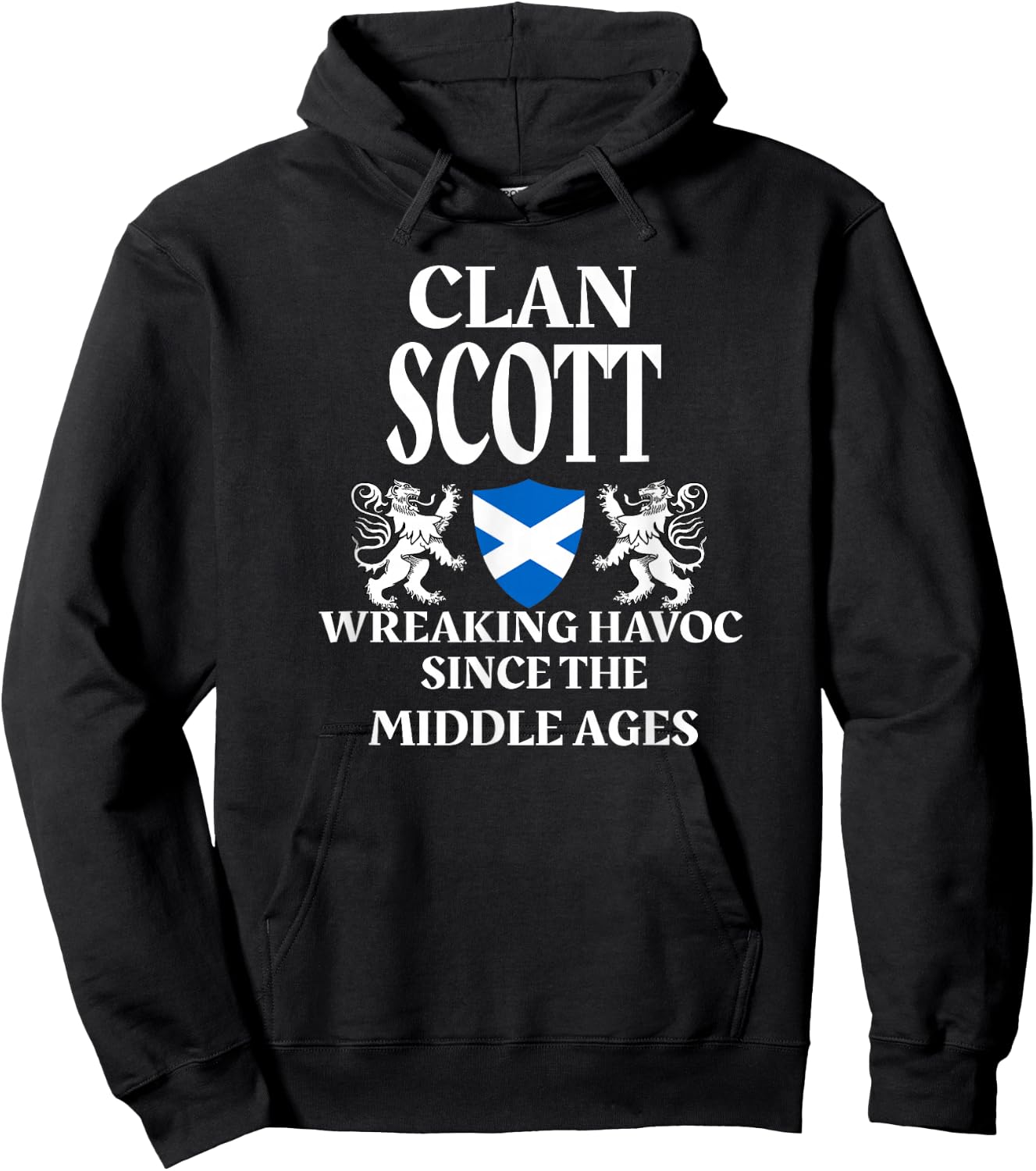 Scott Scottish Family Clan Scotland Name Hoodie - Hoodie | Black