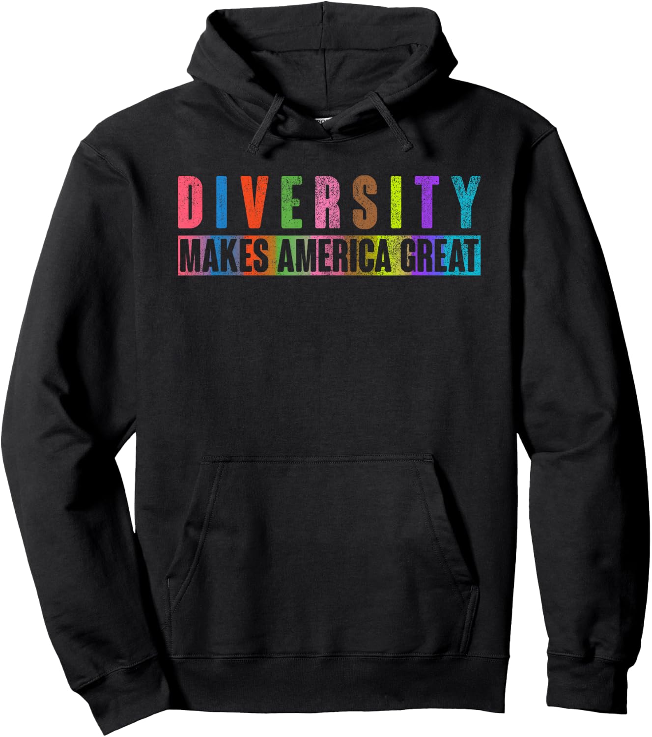 Diversity Makes America Great Hoodie - Hoodie | Black