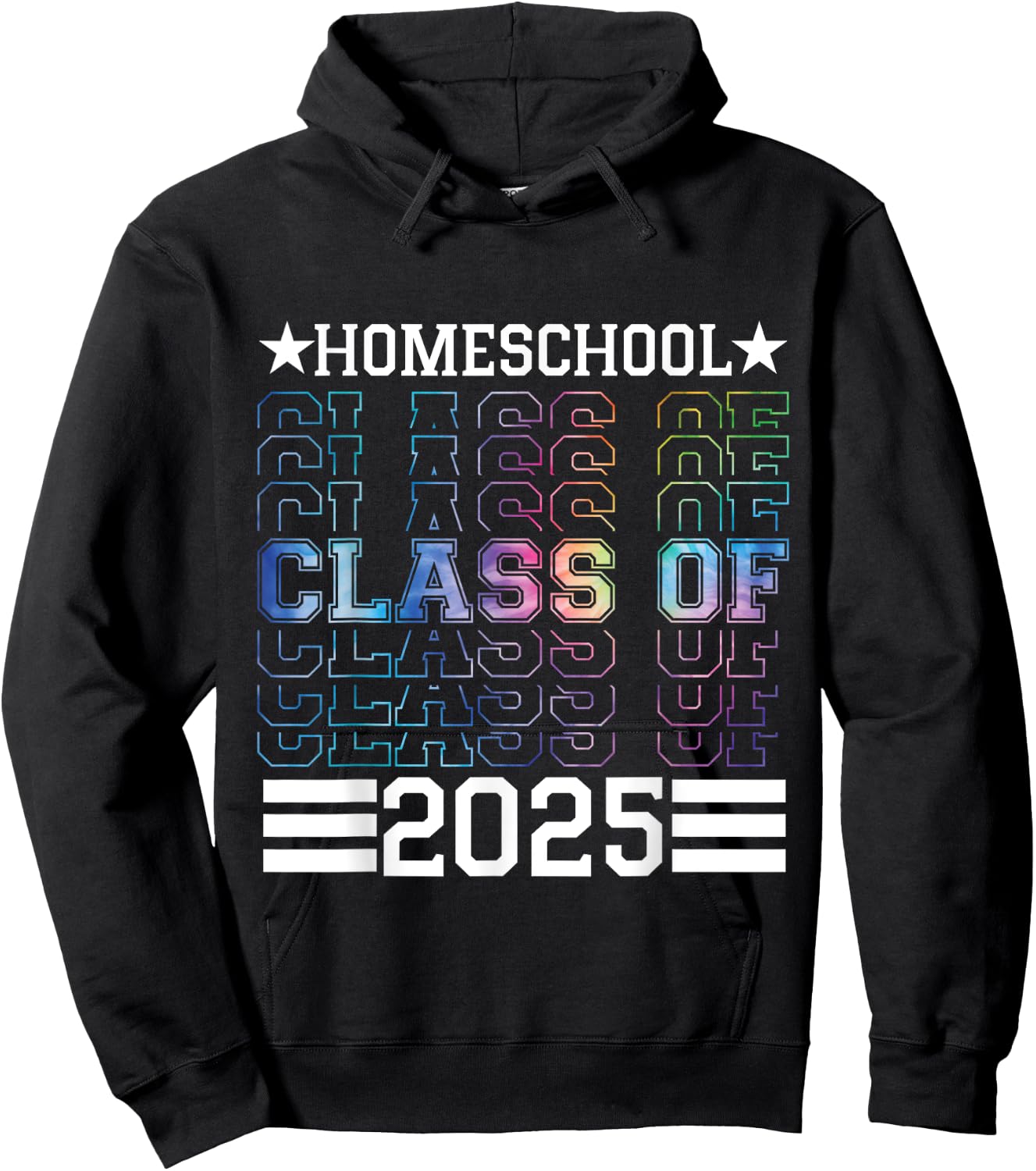 Homeschool Class Of 2025 Senior Graduation Hoodie - Hoodie | Black