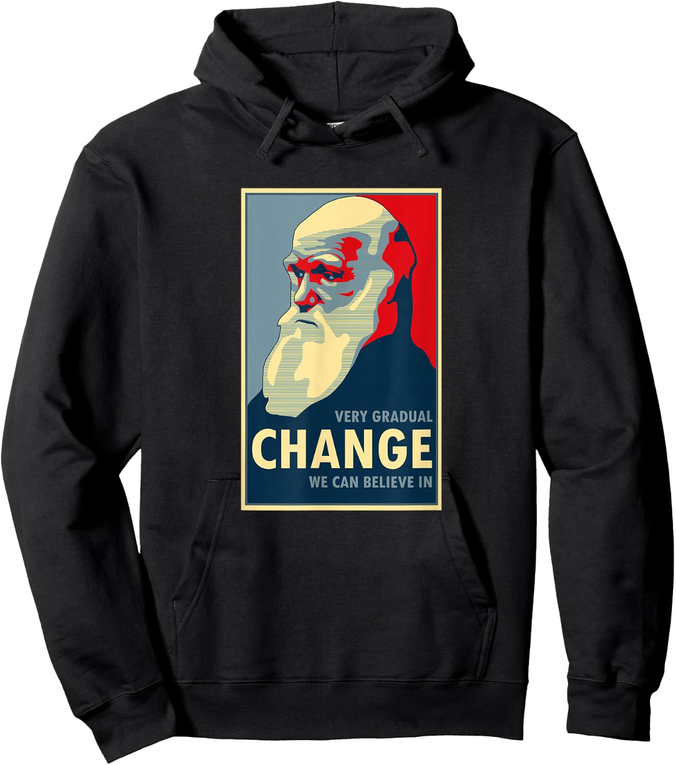 Very Gradual Change We Can Believe In Darwin T Shirt Hoodie - Hoodie | Black
