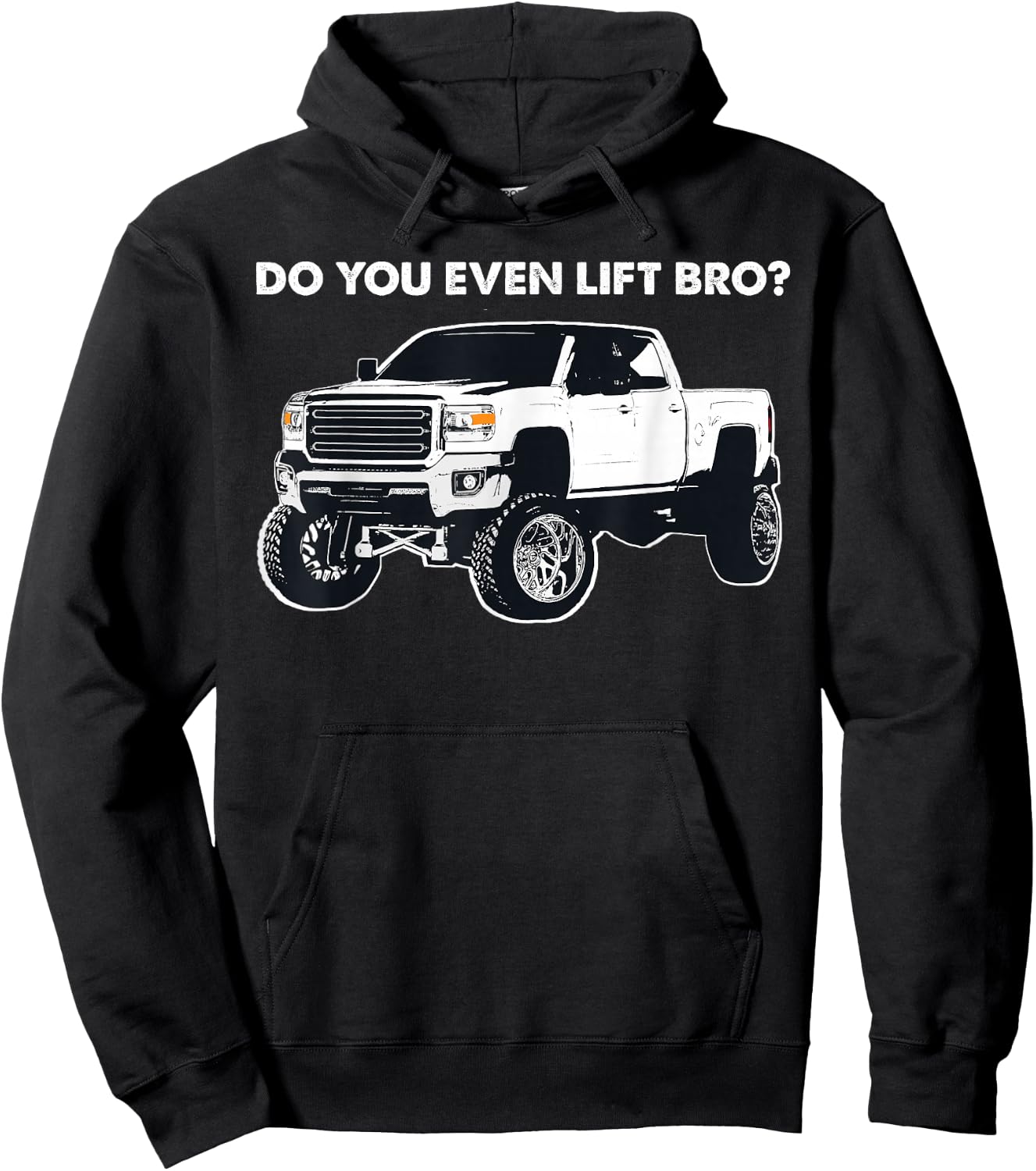 Funny Lifted Truck Graphic Women And Kids Hoodie - Hoodie | Black