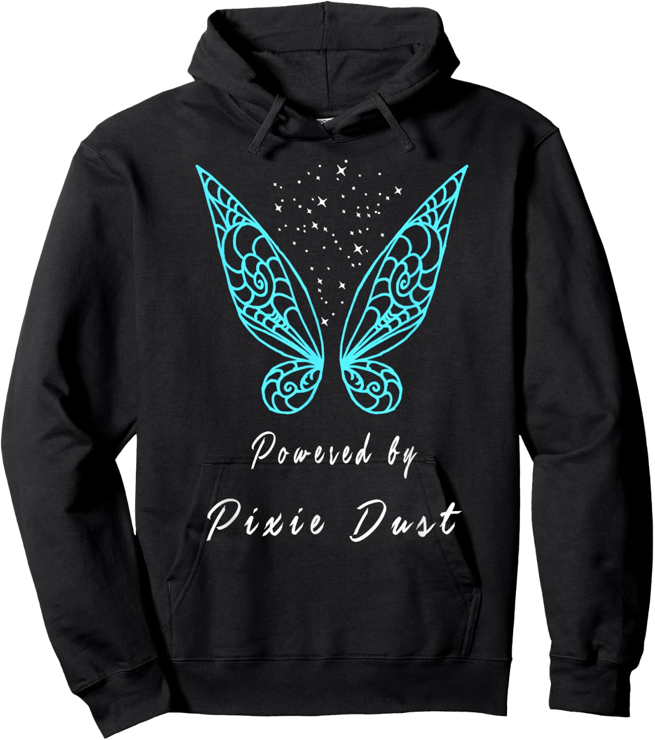 Powered by pixie dust shirt Hoodie - Hoodie | Black
