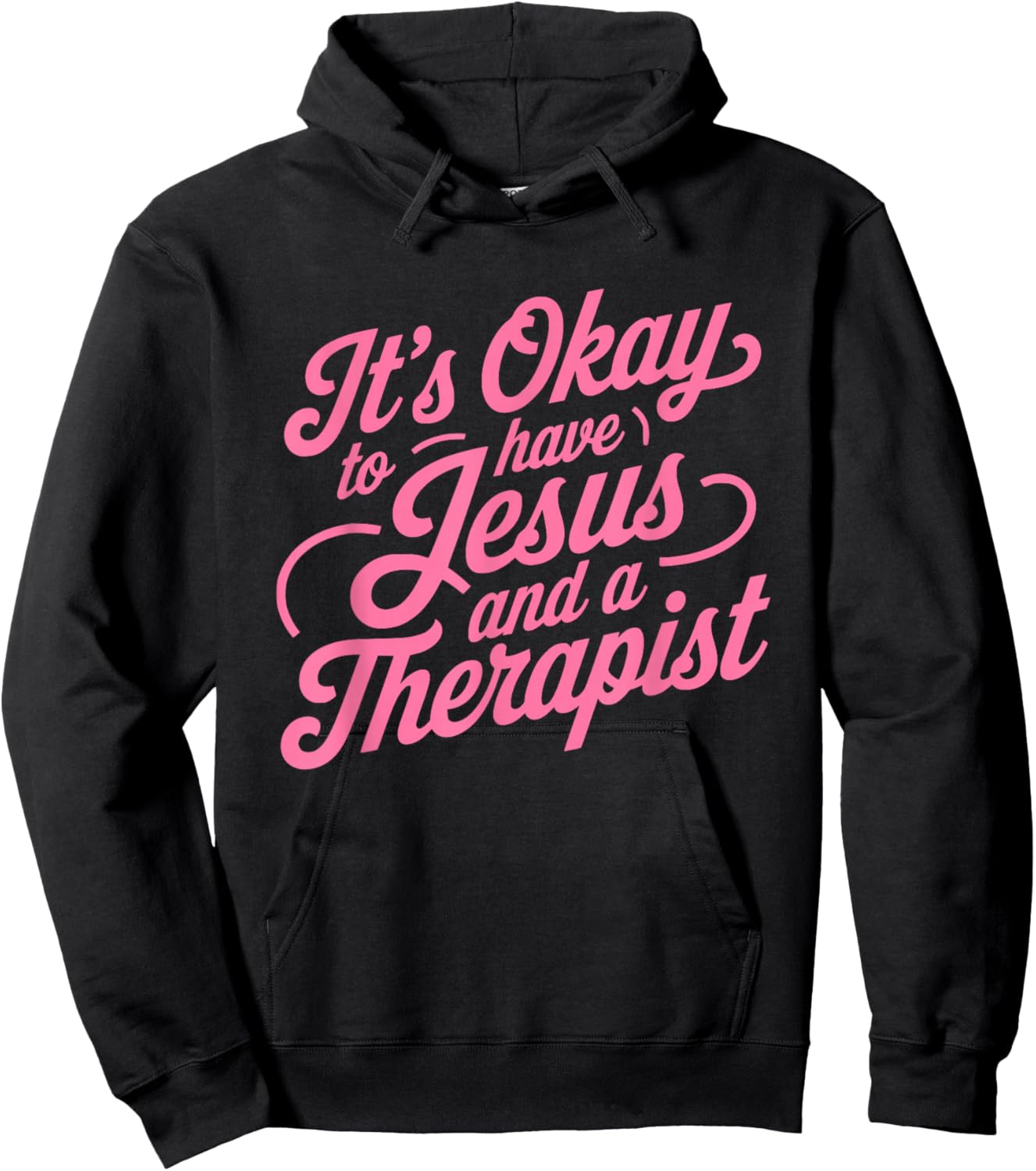 Funny Christian Counselor Therapist Mental Awareness Hoodie - Hoodie | Black